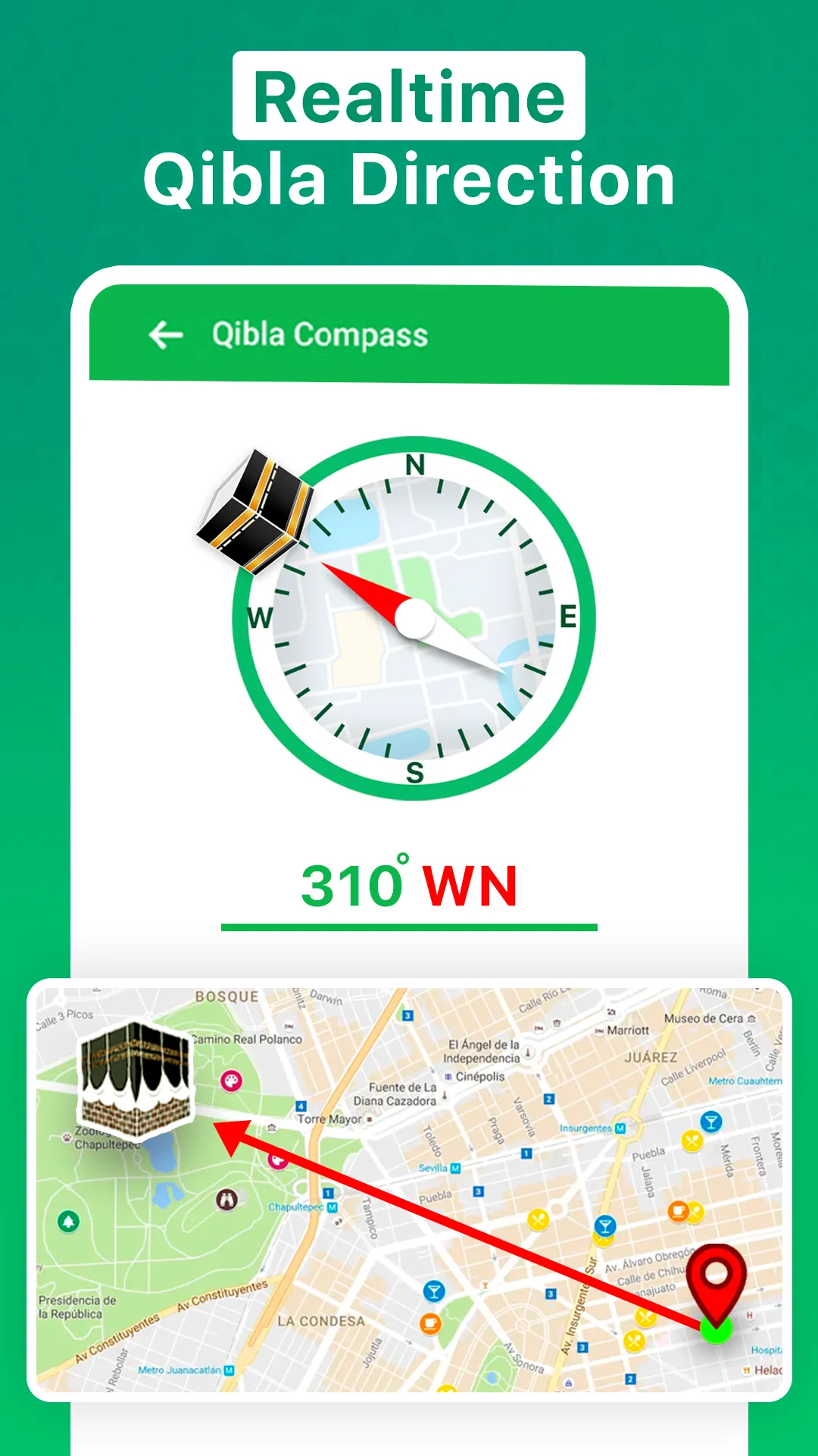 Qibla Compass- Qibla Direction | Indus Appstore | Screenshot