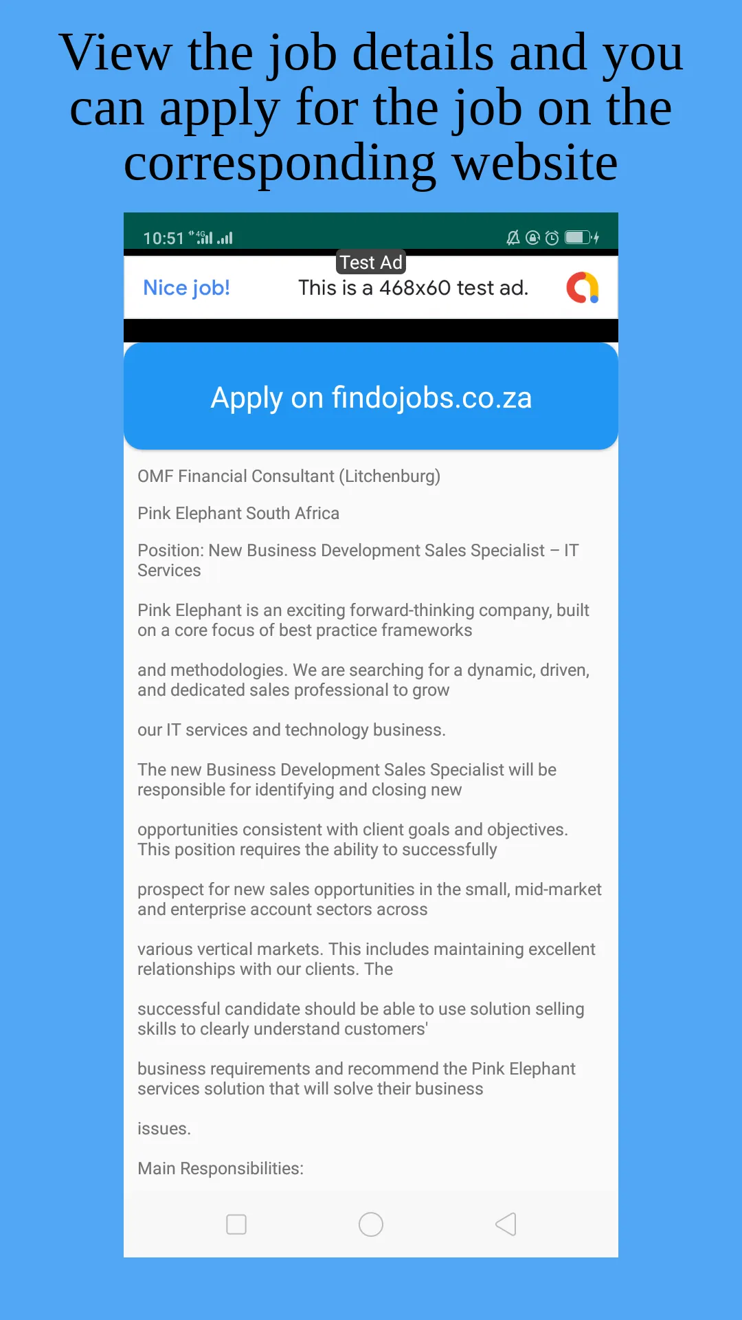 South Africa Jobs | Indus Appstore | Screenshot