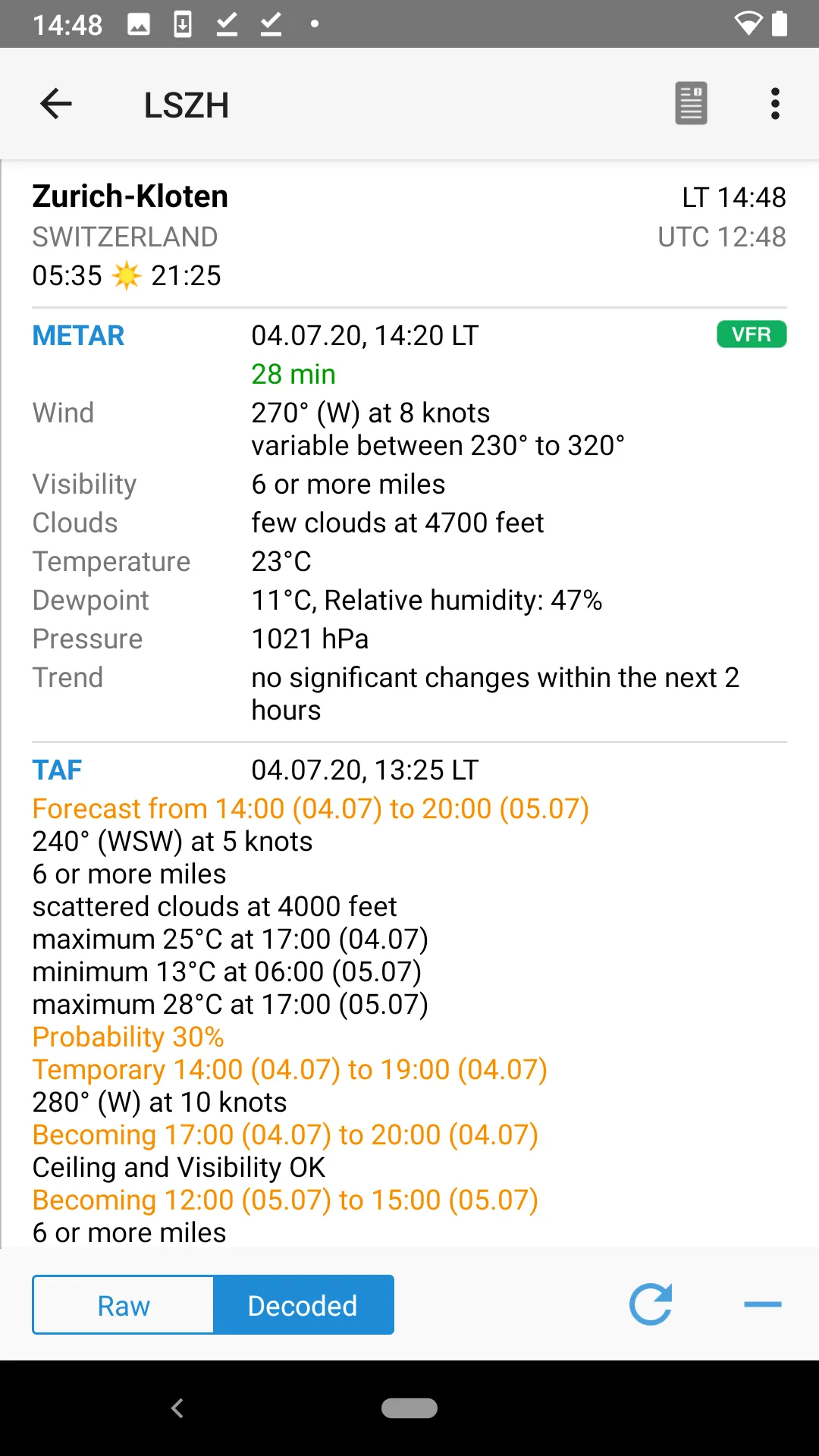 AeroWeather | Indus Appstore | Screenshot