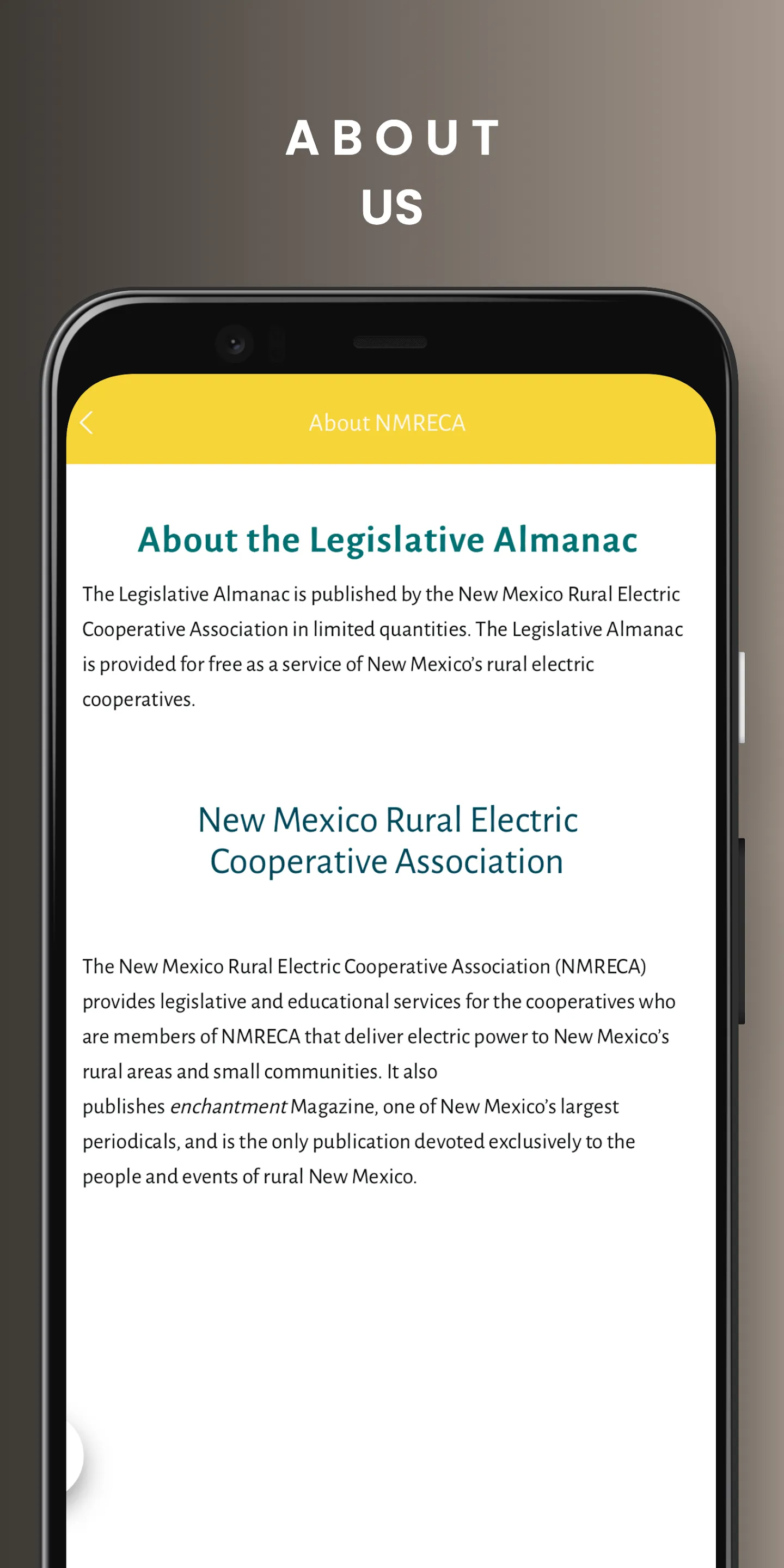 NMRECA Legislative Almanac | Indus Appstore | Screenshot