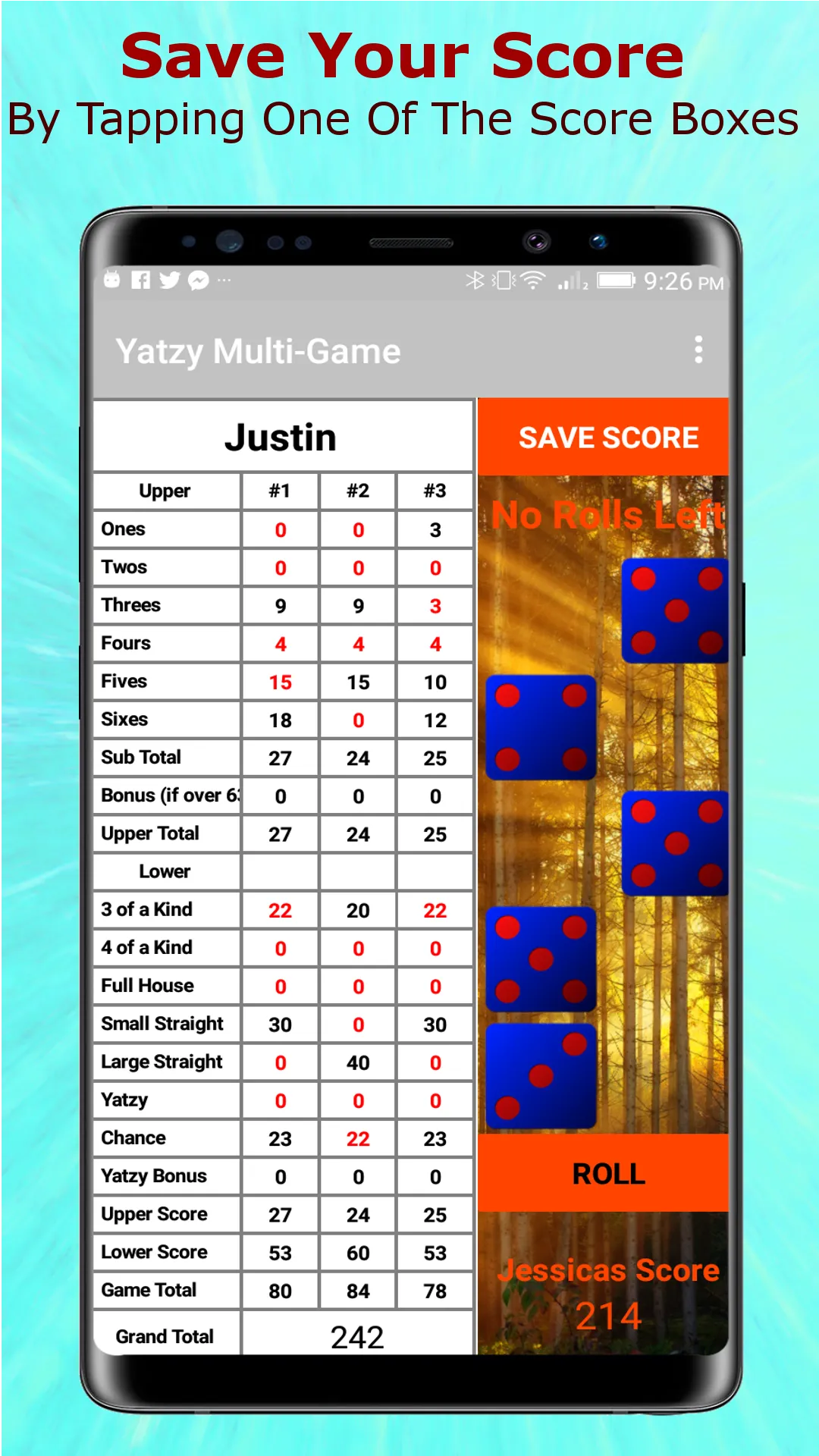 Yatzy Multi-Game Edition | Indus Appstore | Screenshot