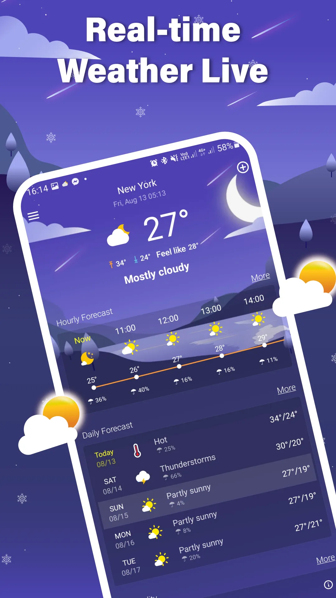 Weather Forecast, Live Weather | Indus Appstore | Screenshot