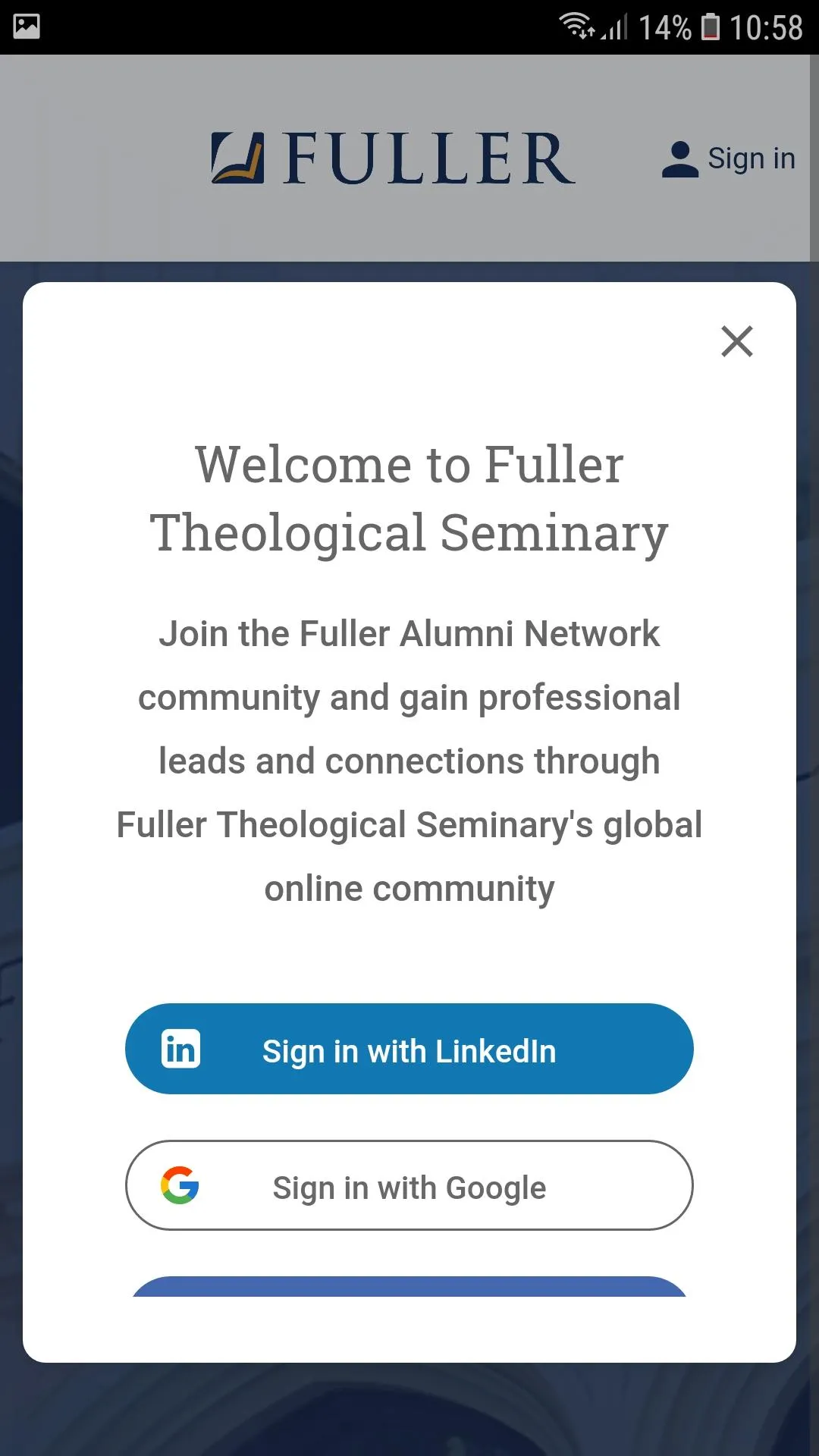 Fuller Alumni Network | Indus Appstore | Screenshot