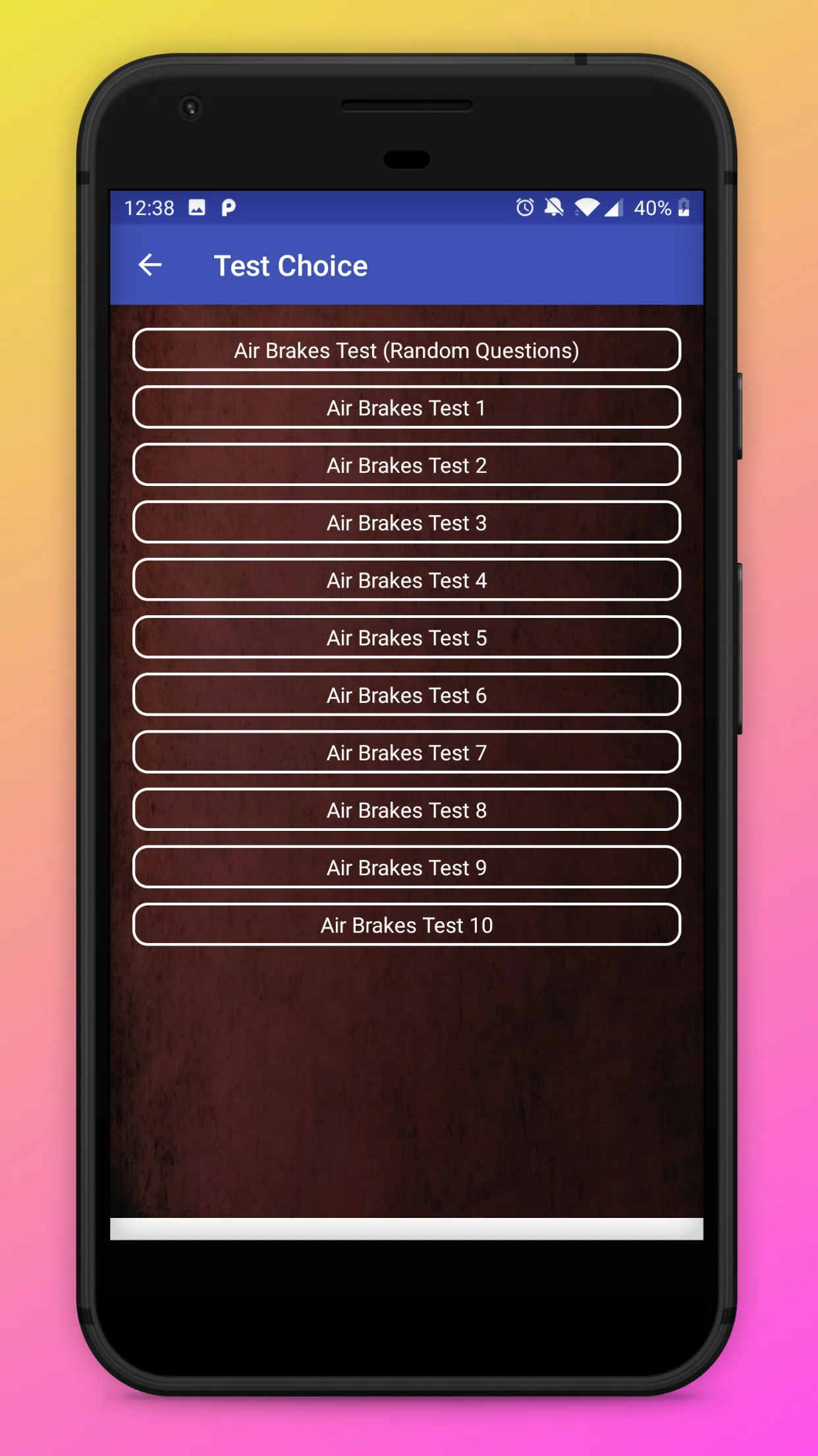 Air Brakes Test - CDL | Indus Appstore | Screenshot