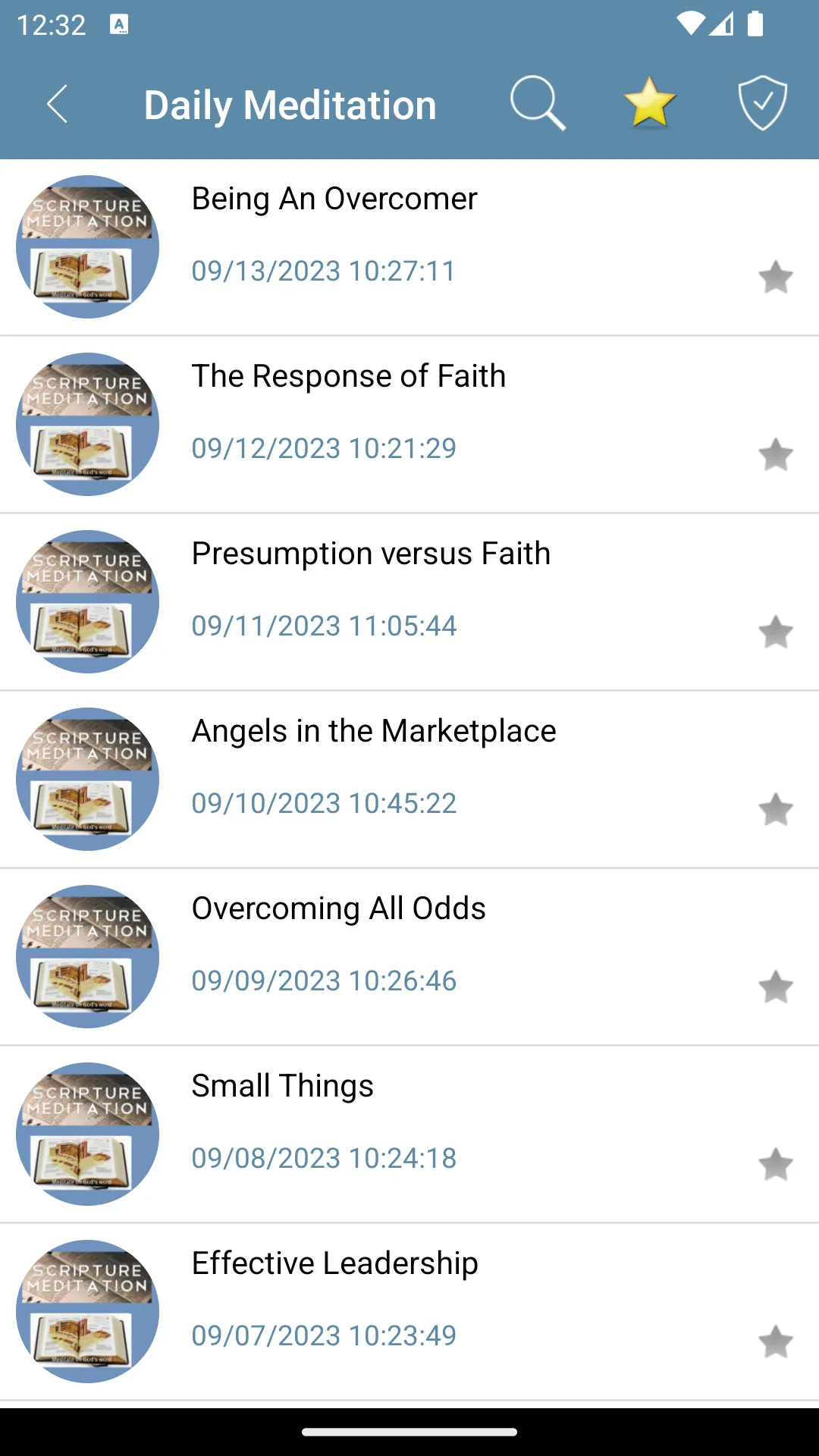 Daily Meditation- Faith & Work | Indus Appstore | Screenshot