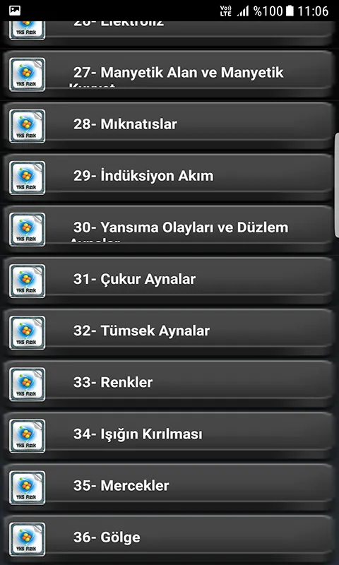 TYT AYT Fizik Konuları Anlatım | Indus Appstore | Screenshot