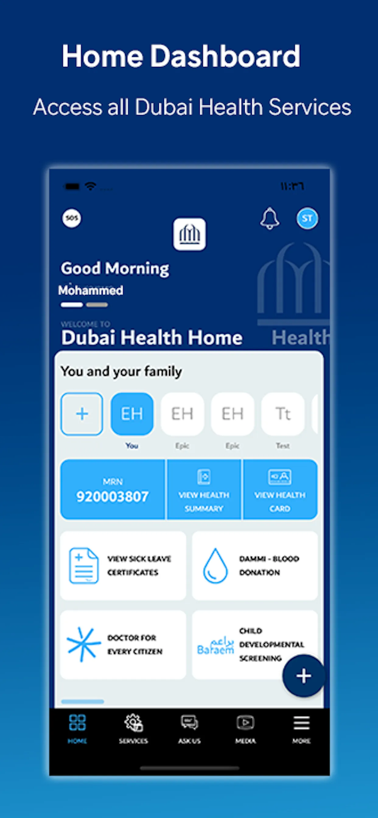 Dubai Health - دبي الصحية | Indus Appstore | Screenshot