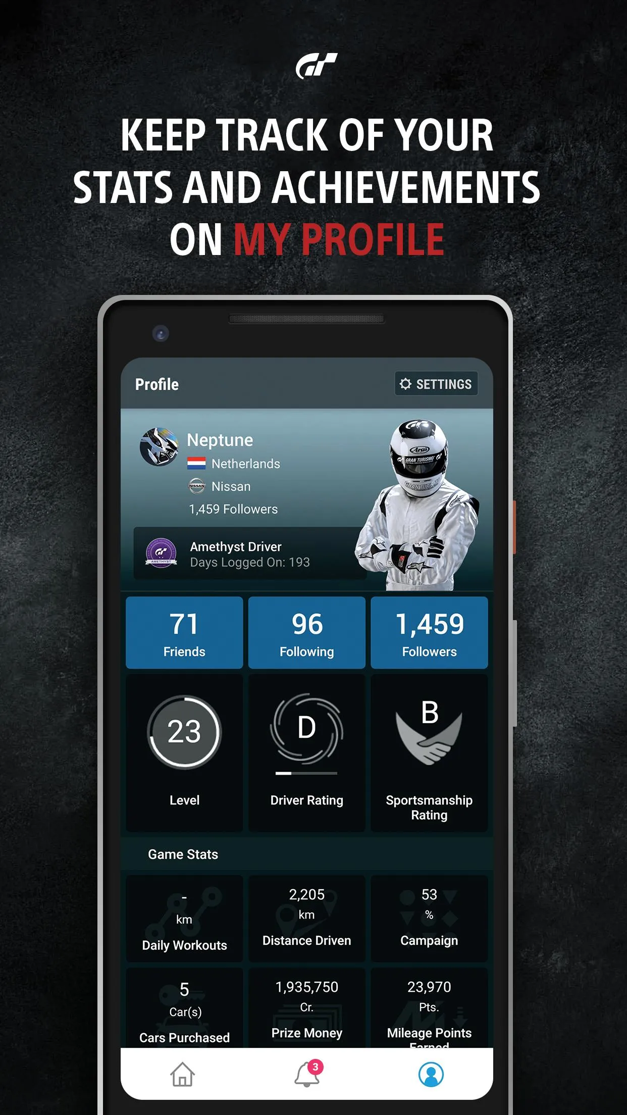 Gran Turismo® Sport Companion | Indus Appstore | Screenshot