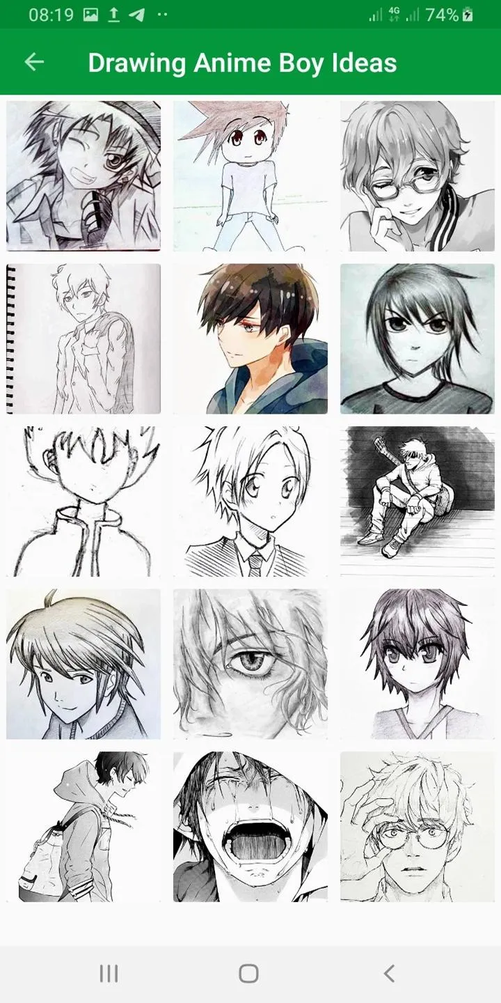 Drawing Anime Boy Ideas | Indus Appstore | Screenshot