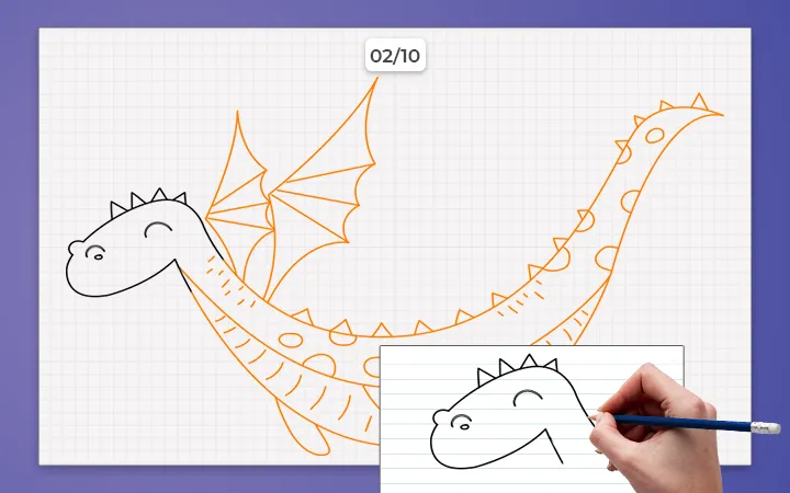 How to Draw Dragon | Indus Appstore | Screenshot