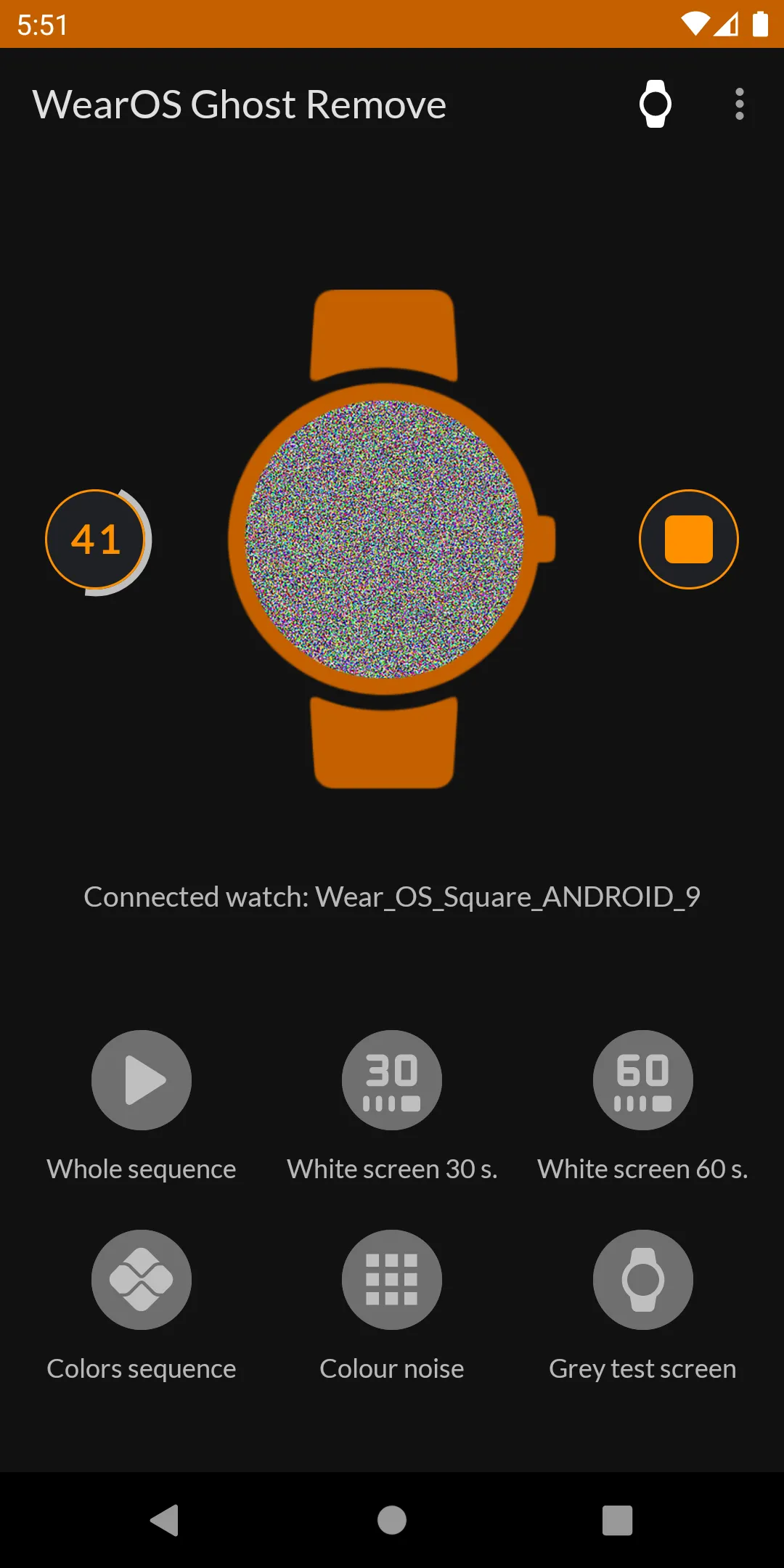 Wear OS - LCD Ghost Remove | Indus Appstore | Screenshot