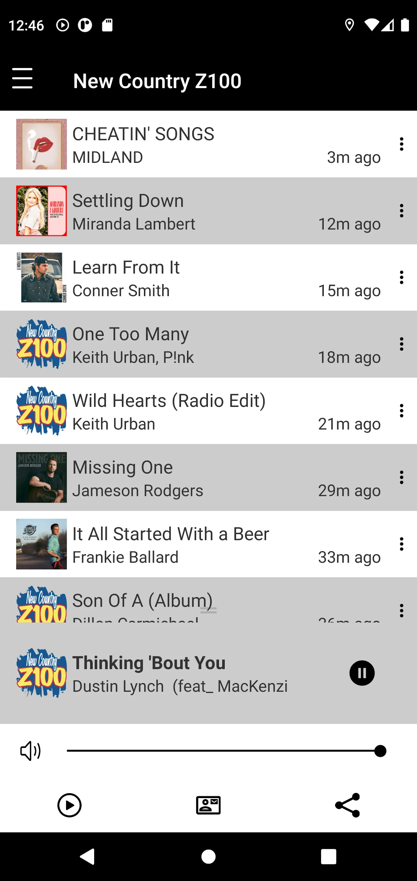 New Country Z100 | Indus Appstore | Screenshot