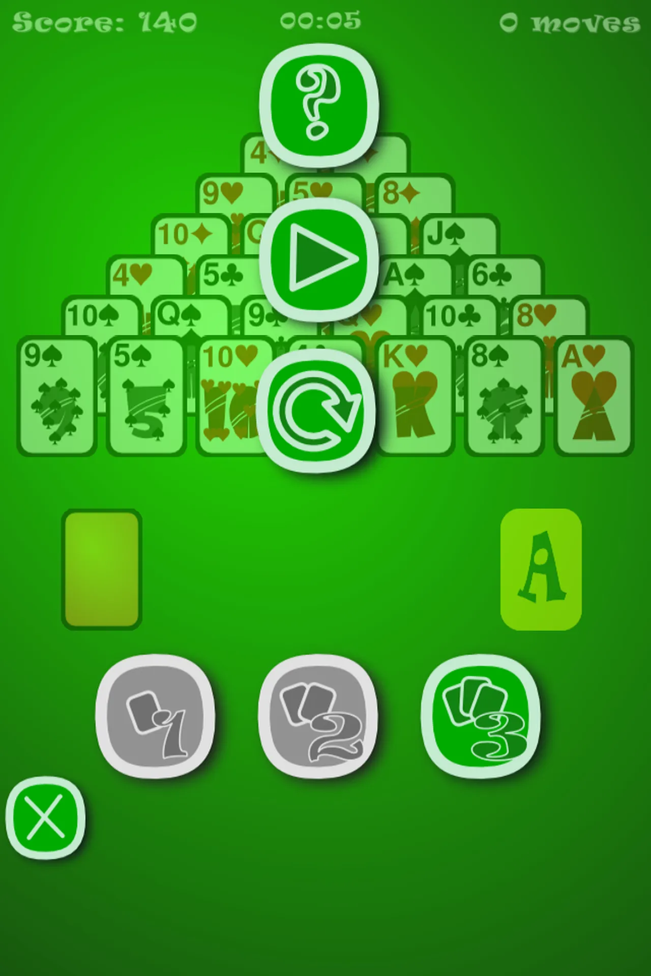 Classic Pyramid Solitaire | Indus Appstore | Screenshot