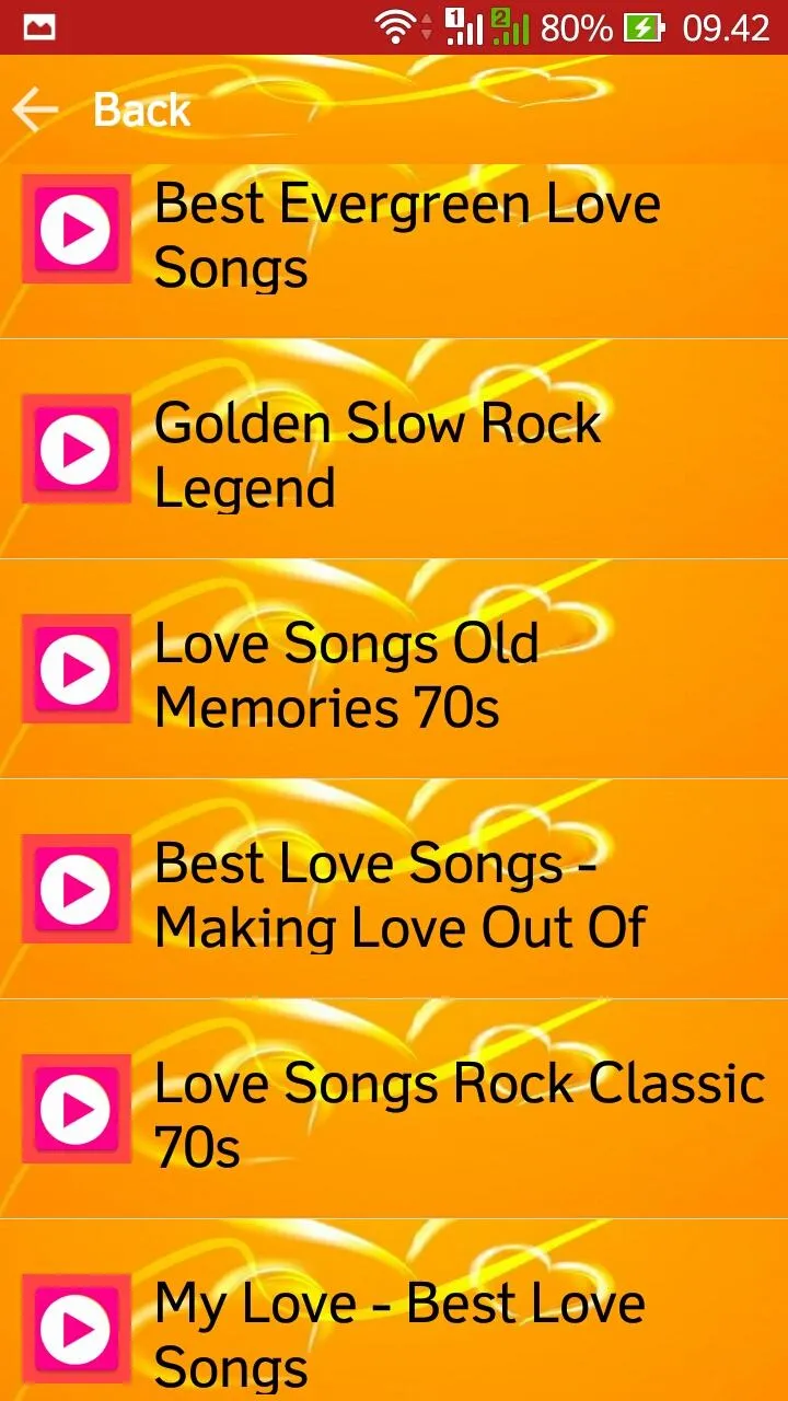 Love Songs Collection | Indus Appstore | Screenshot