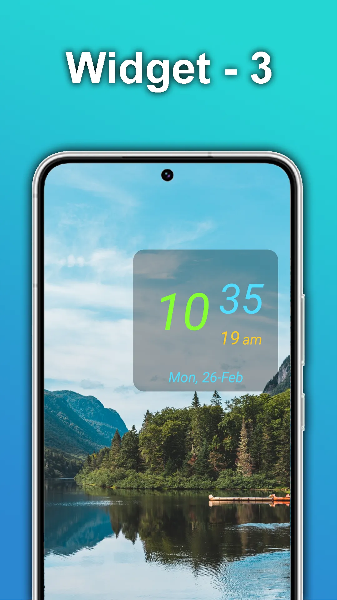 Digital Clock Widget | Indus Appstore | Screenshot