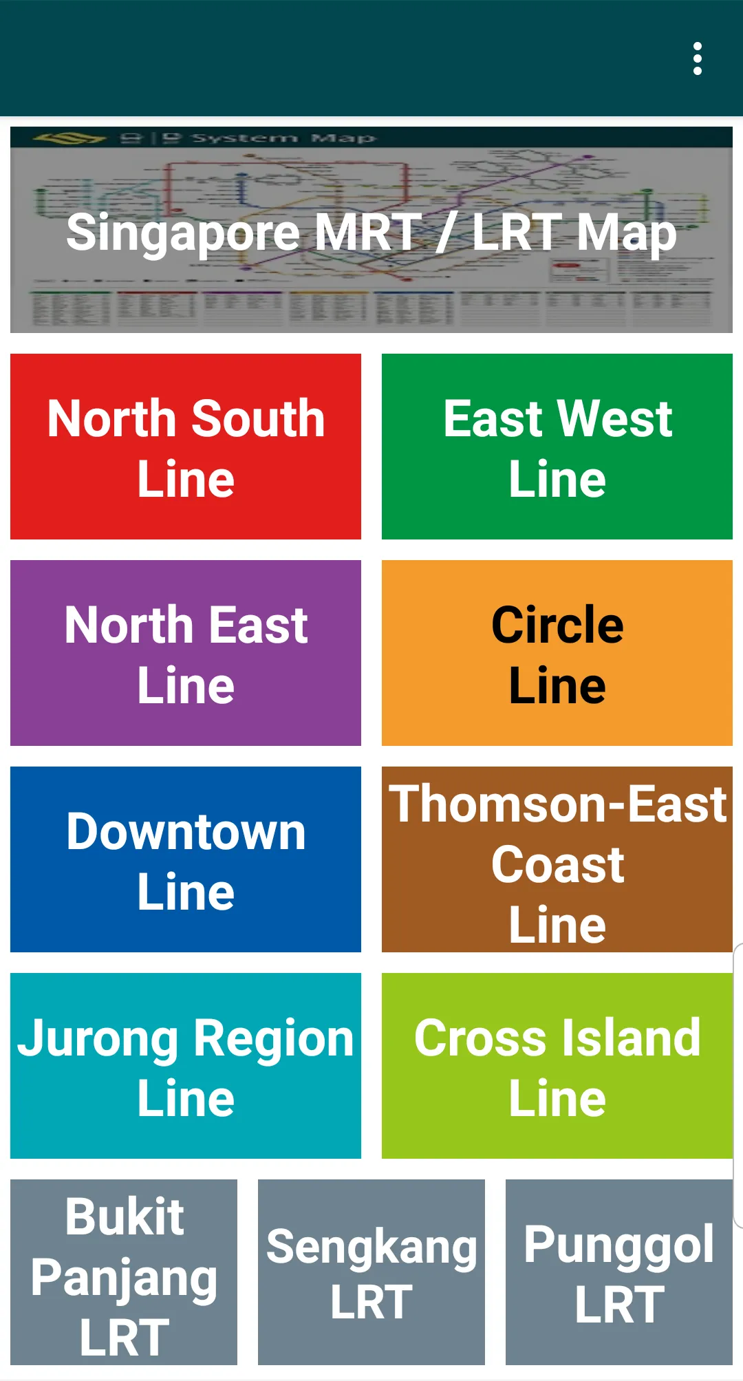 Singapore Train Map (Offline) | Indus Appstore | Screenshot