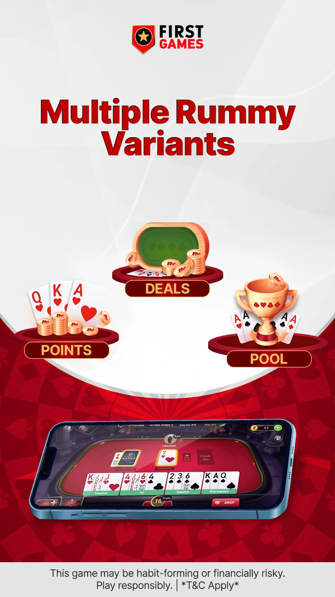 First Games : Rummy & Fantasy | Indus Appstore | Screenshot