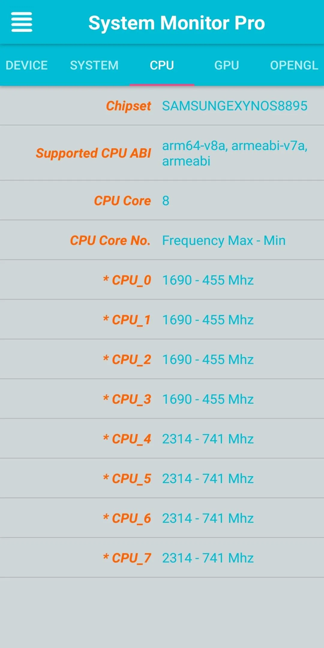 System Monitor Info PRO! | Indus Appstore | Screenshot