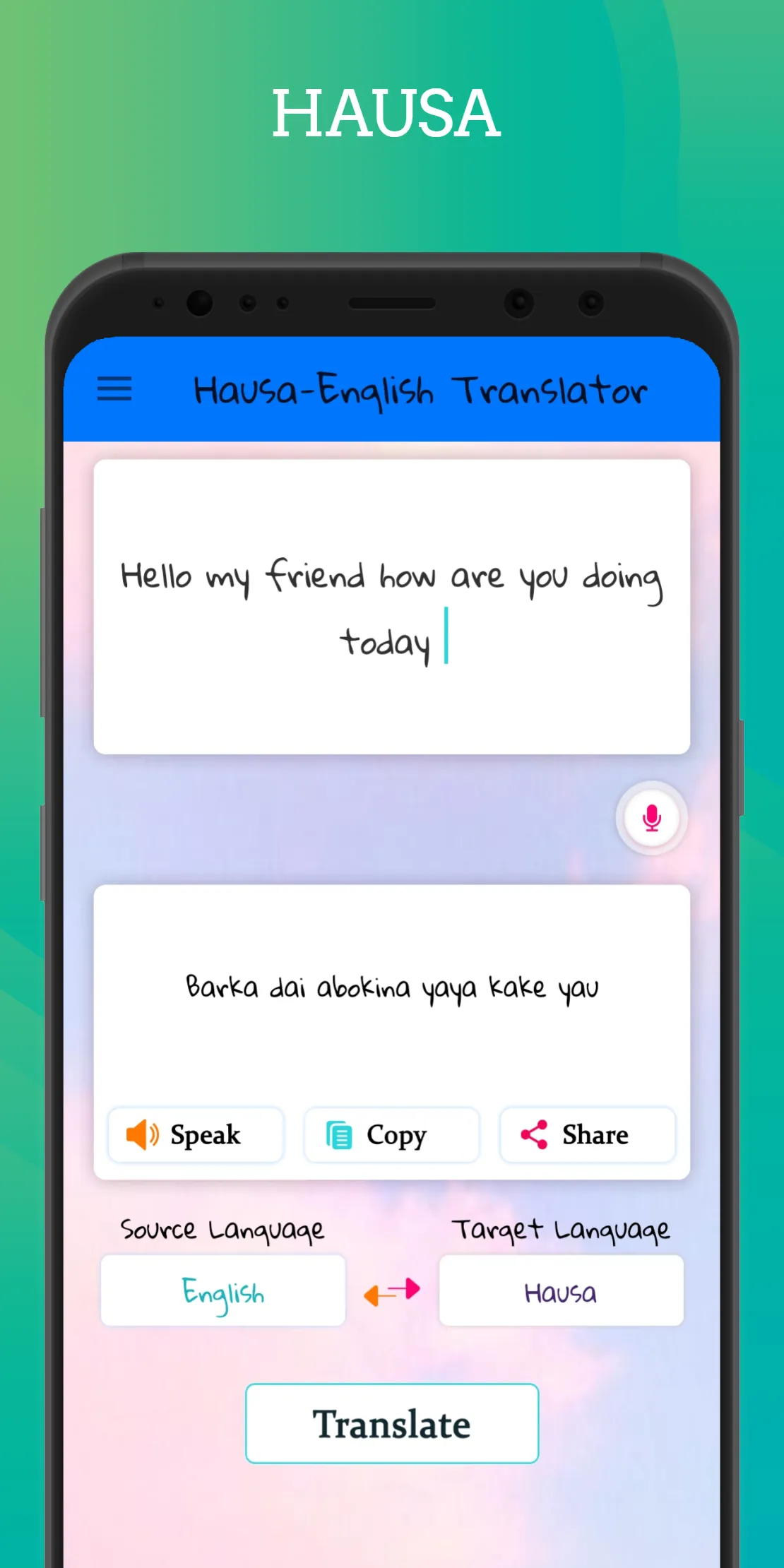 Hausa - English Translator | Indus Appstore | Screenshot