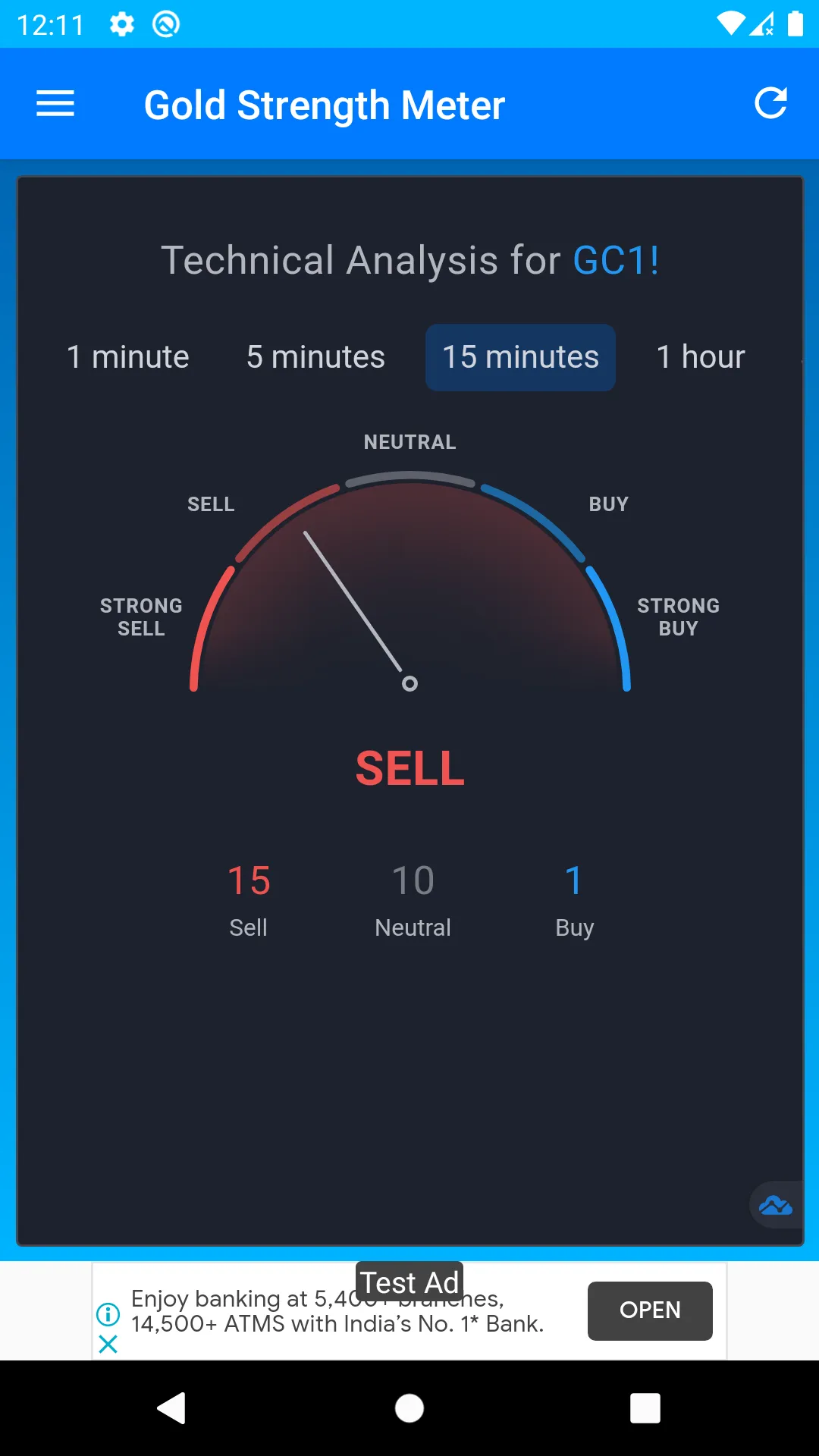 Gold Strength Meter | Indus Appstore | Screenshot