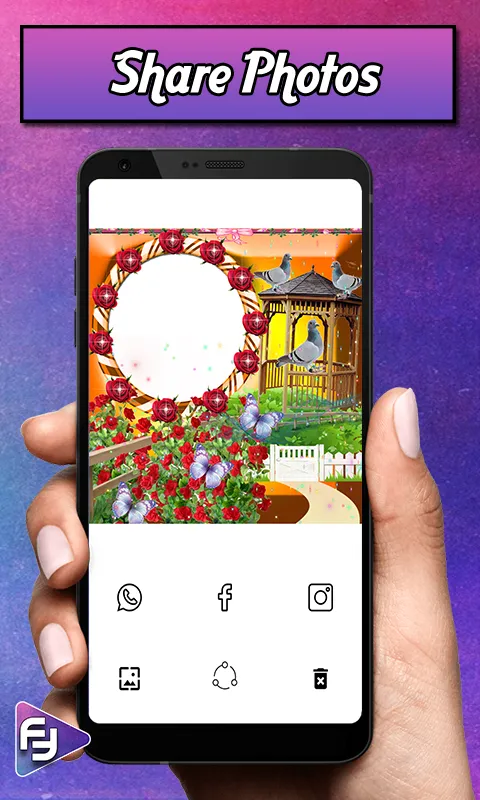 Garden DP Photo Frames | Indus Appstore | Screenshot