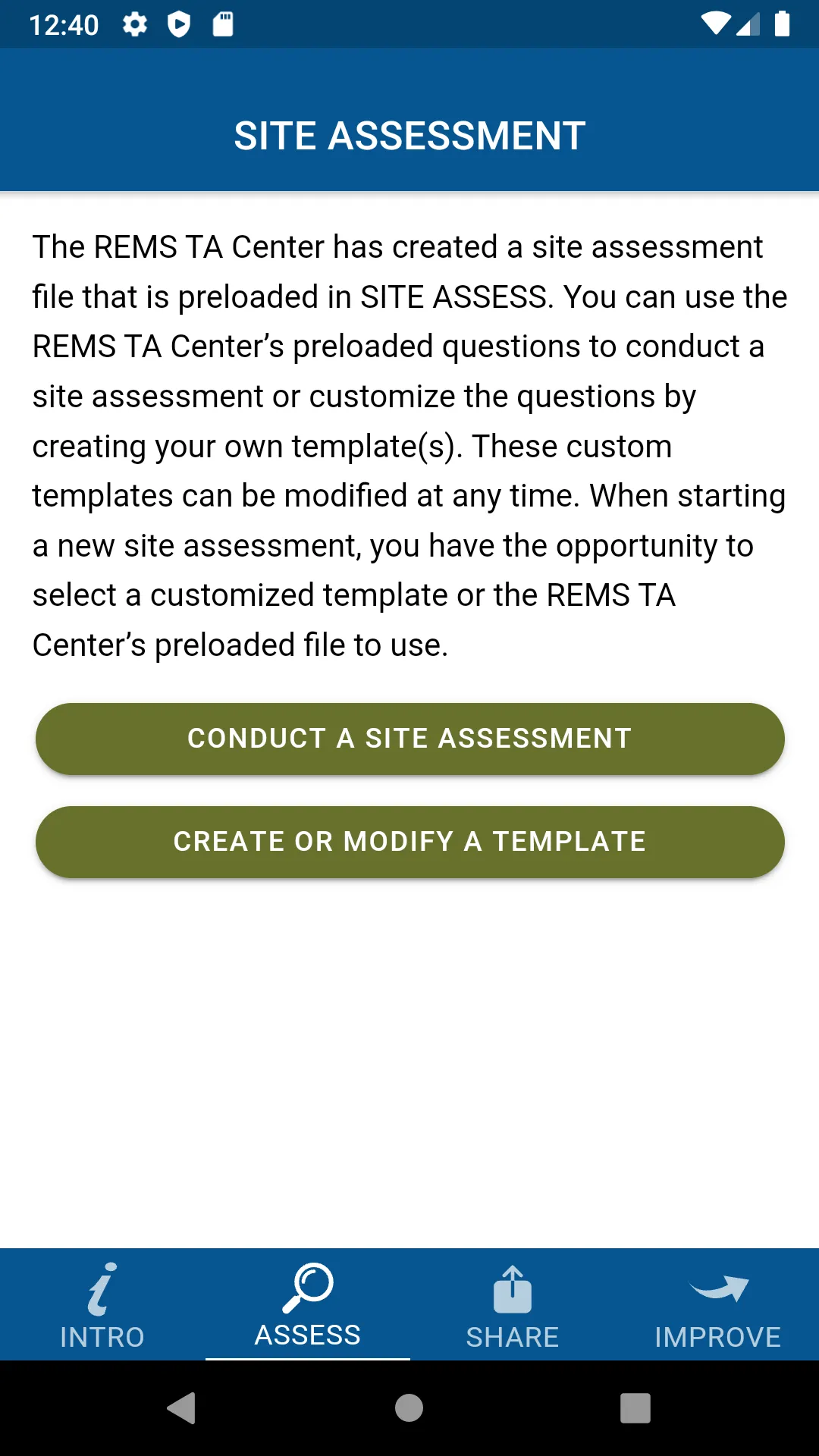 SITE ASSESS | Indus Appstore | Screenshot