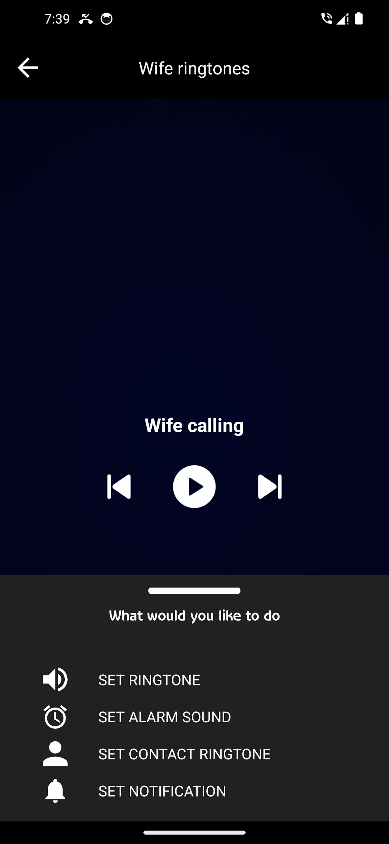 Wife ringtones | Indus Appstore | Screenshot