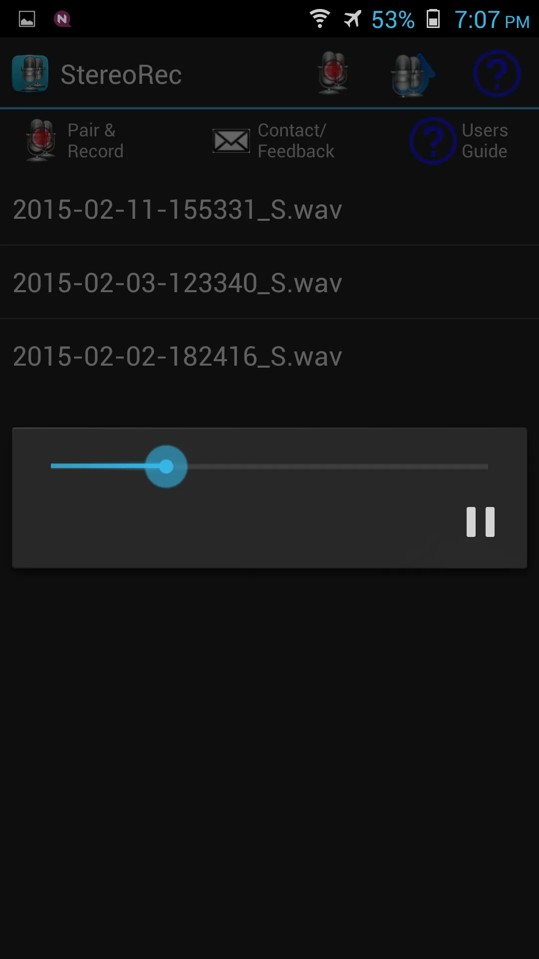 Stereo Audio Recorder | Indus Appstore | Screenshot