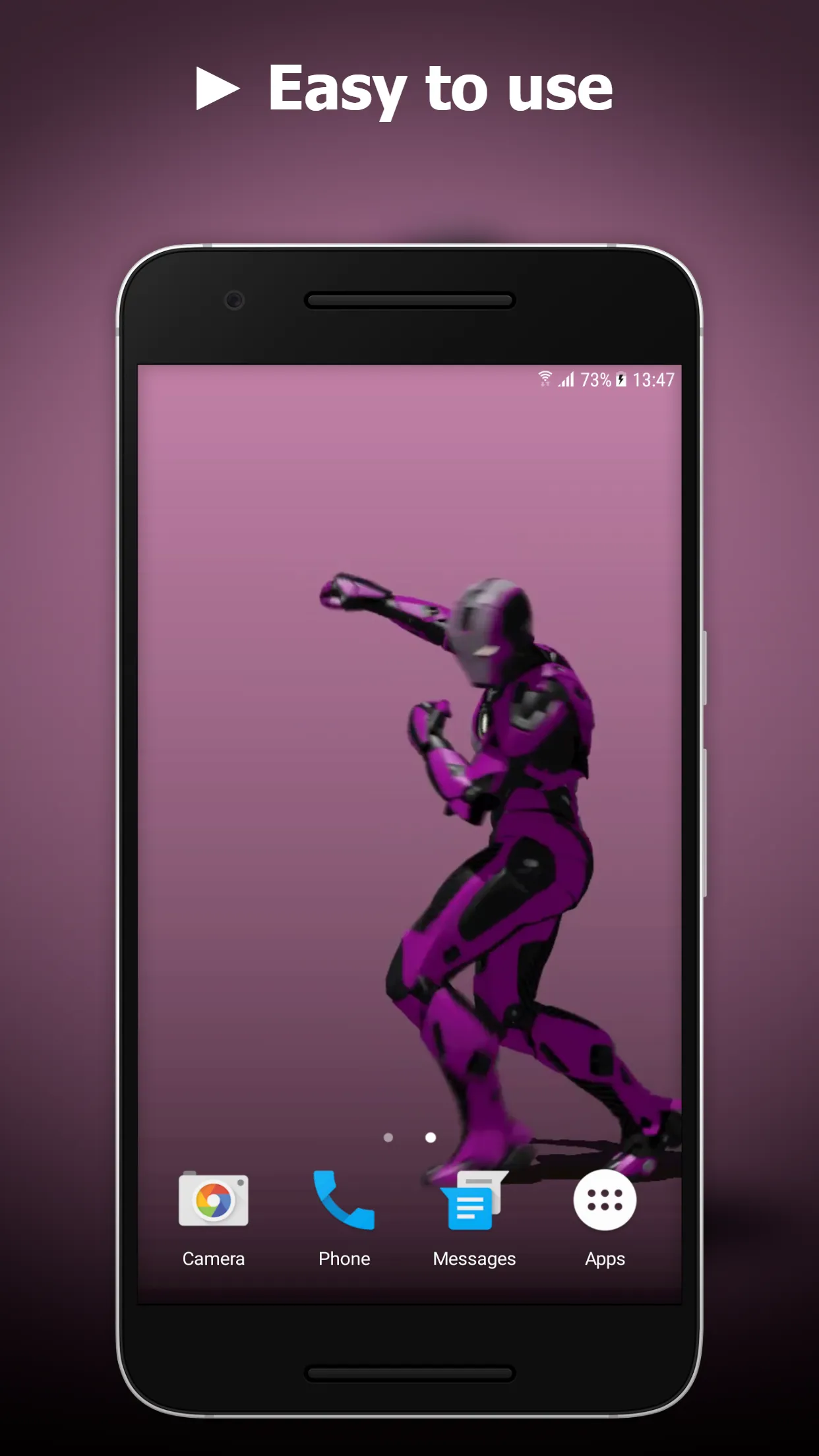 Dancing Robot Live Wallpaper | Indus Appstore | Screenshot