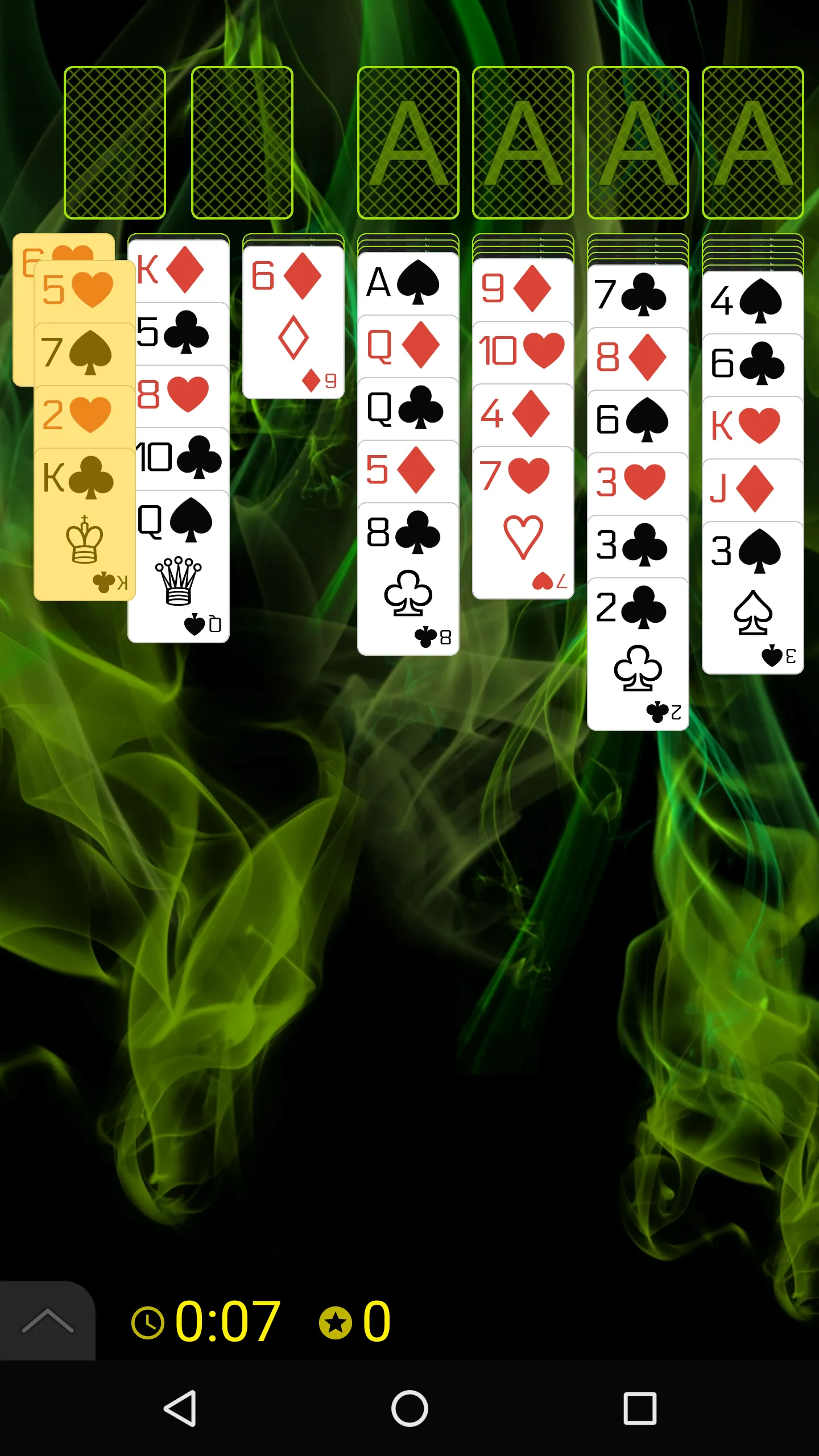 Russian Cell Solitaire | Indus Appstore | Screenshot