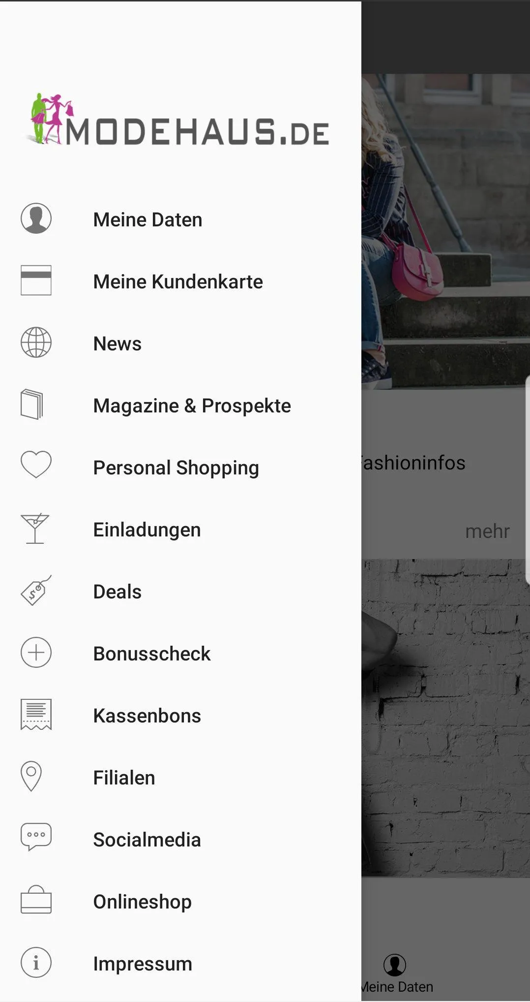 Modehaus.de | Indus Appstore | Screenshot