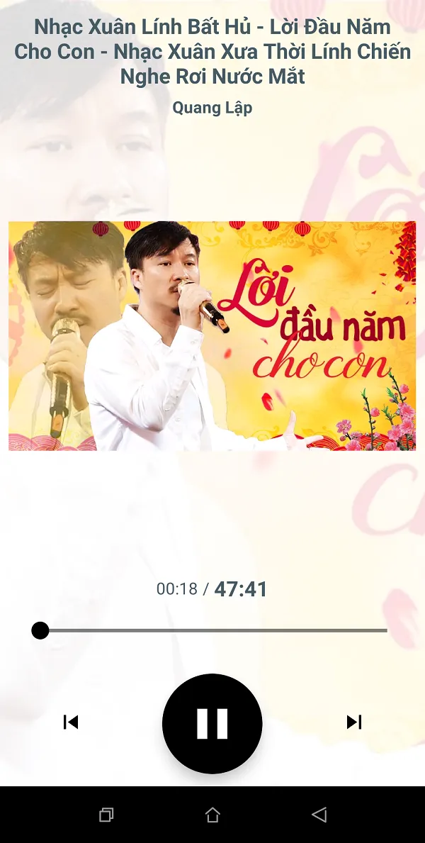 Nhạc Quang Lập Bolero | Indus Appstore | Screenshot