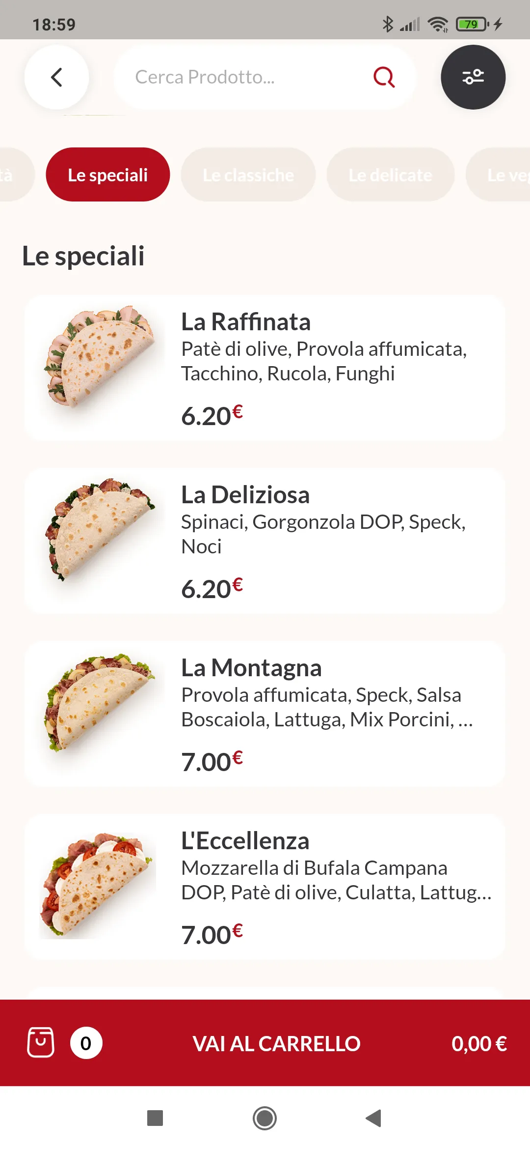 LA Piadineria | Indus Appstore | Screenshot