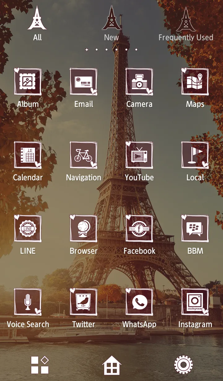 Paris in Autumn Theme | Indus Appstore | Screenshot