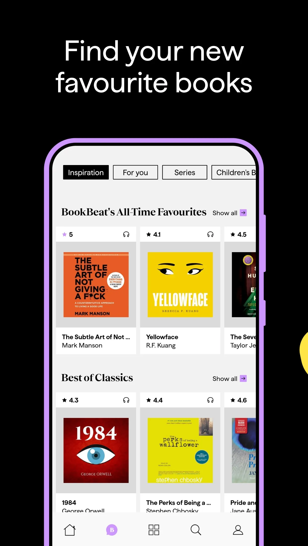 BookBeat Audiobooks & E-books | Indus Appstore | Screenshot