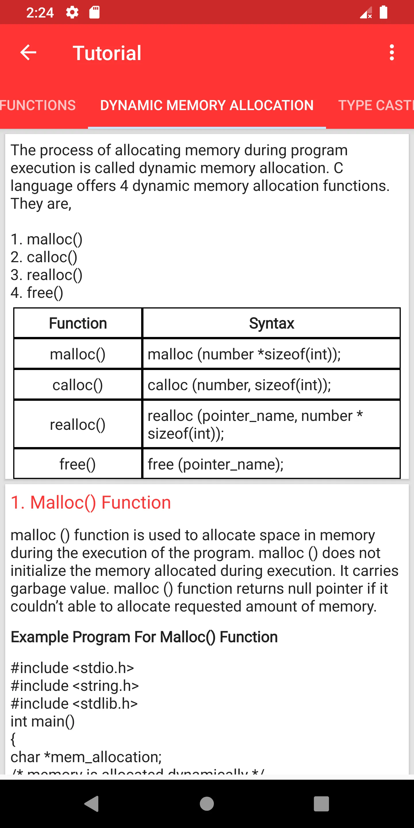 Learn C | Indus Appstore | Screenshot