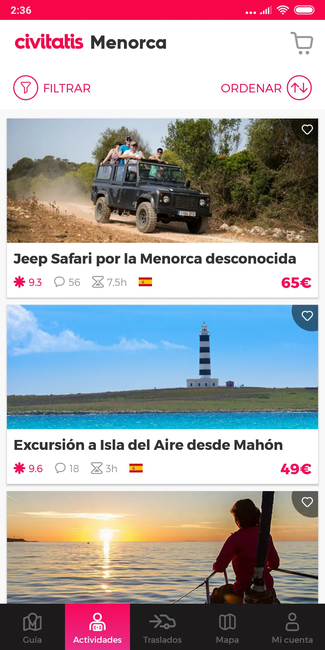 Menorca Guide by Civitatis.com | Indus Appstore | Screenshot