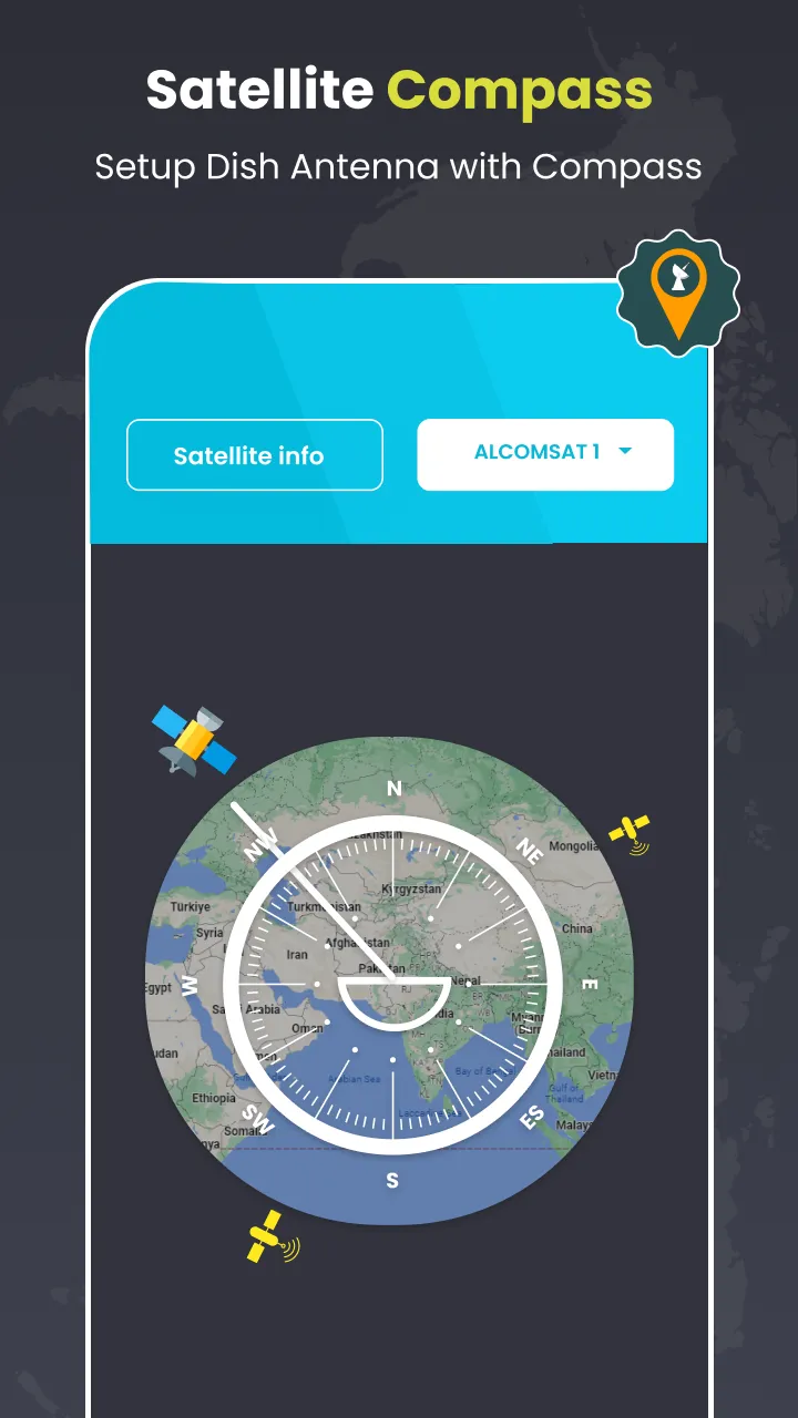 Satellite Tracker: Dish Finder | Indus Appstore | Screenshot