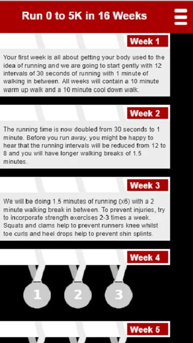 Run 0 to 5K in 16 Weeks | Indus Appstore | Screenshot