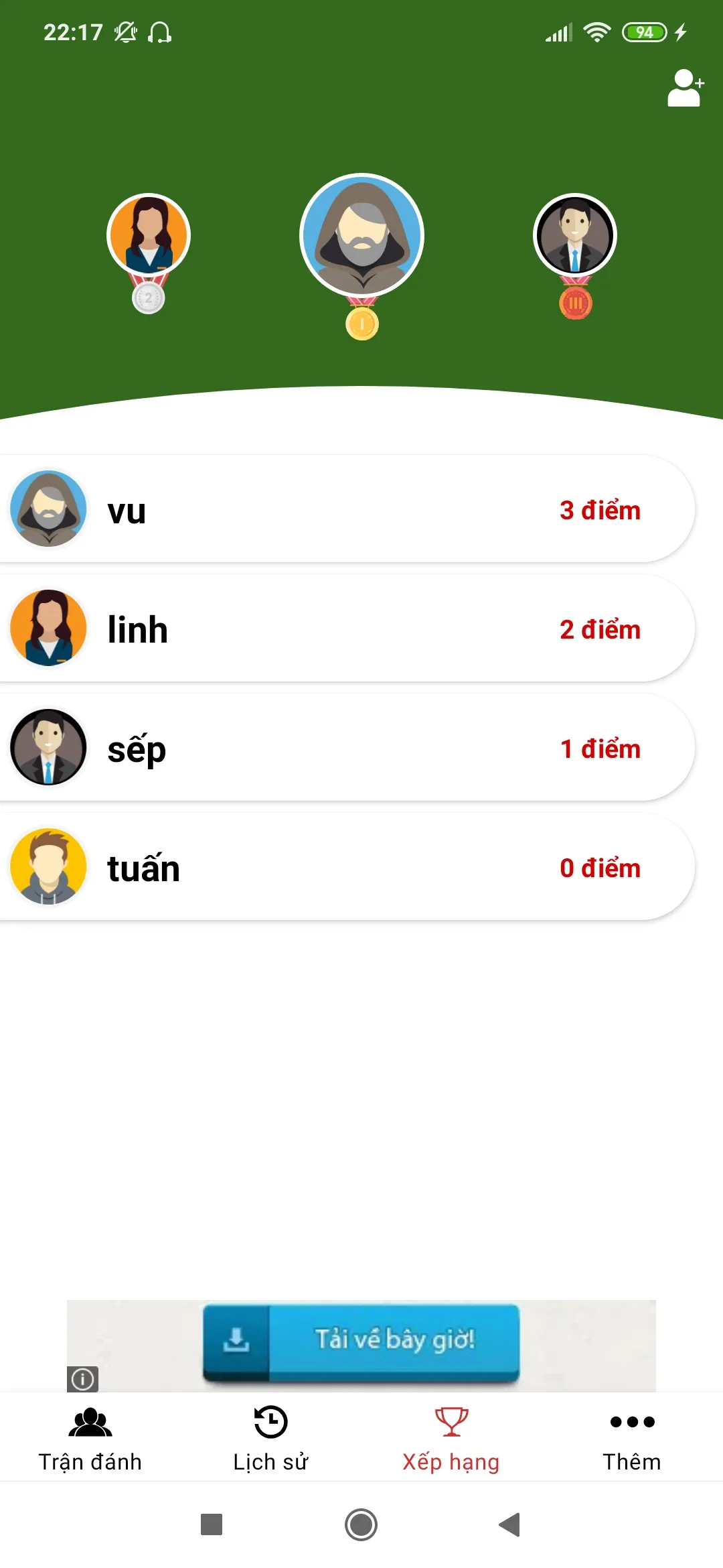 Ghi Điểm Đánh Bài | Indus Appstore | Screenshot