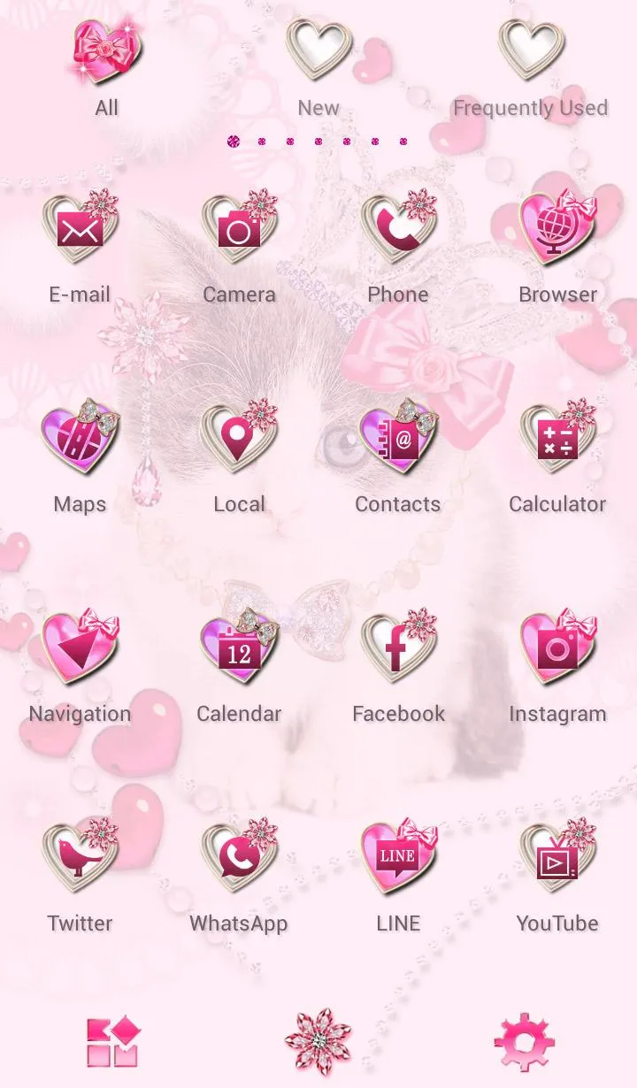 Princess Kitty Theme +HOME | Indus Appstore | Screenshot