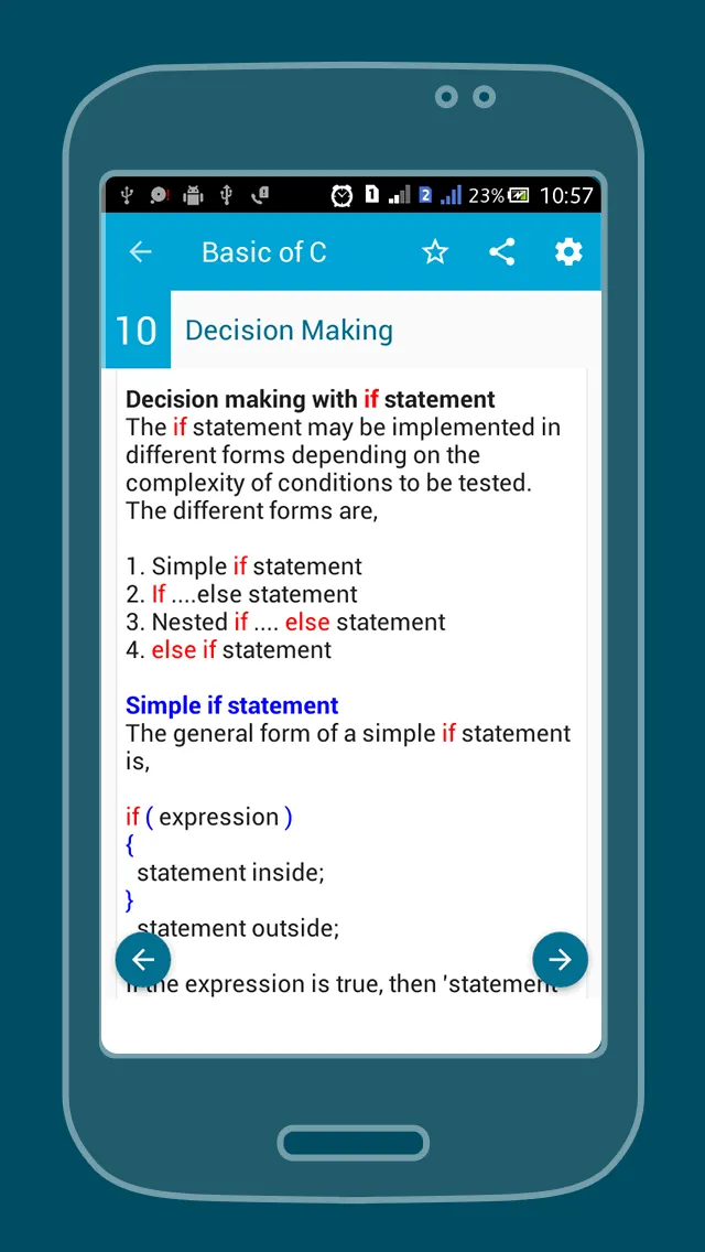 Learning C - Programs in C | Indus Appstore | Screenshot