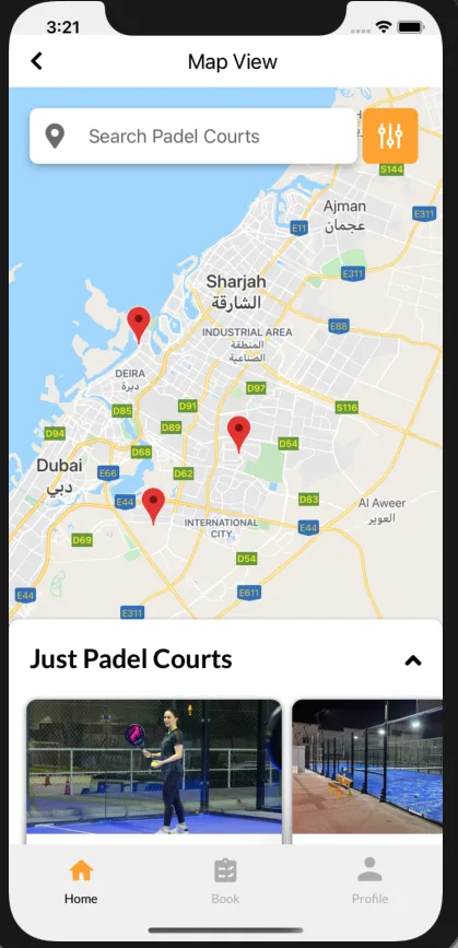 Just Padel - Courts of Choice | Indus Appstore | Screenshot