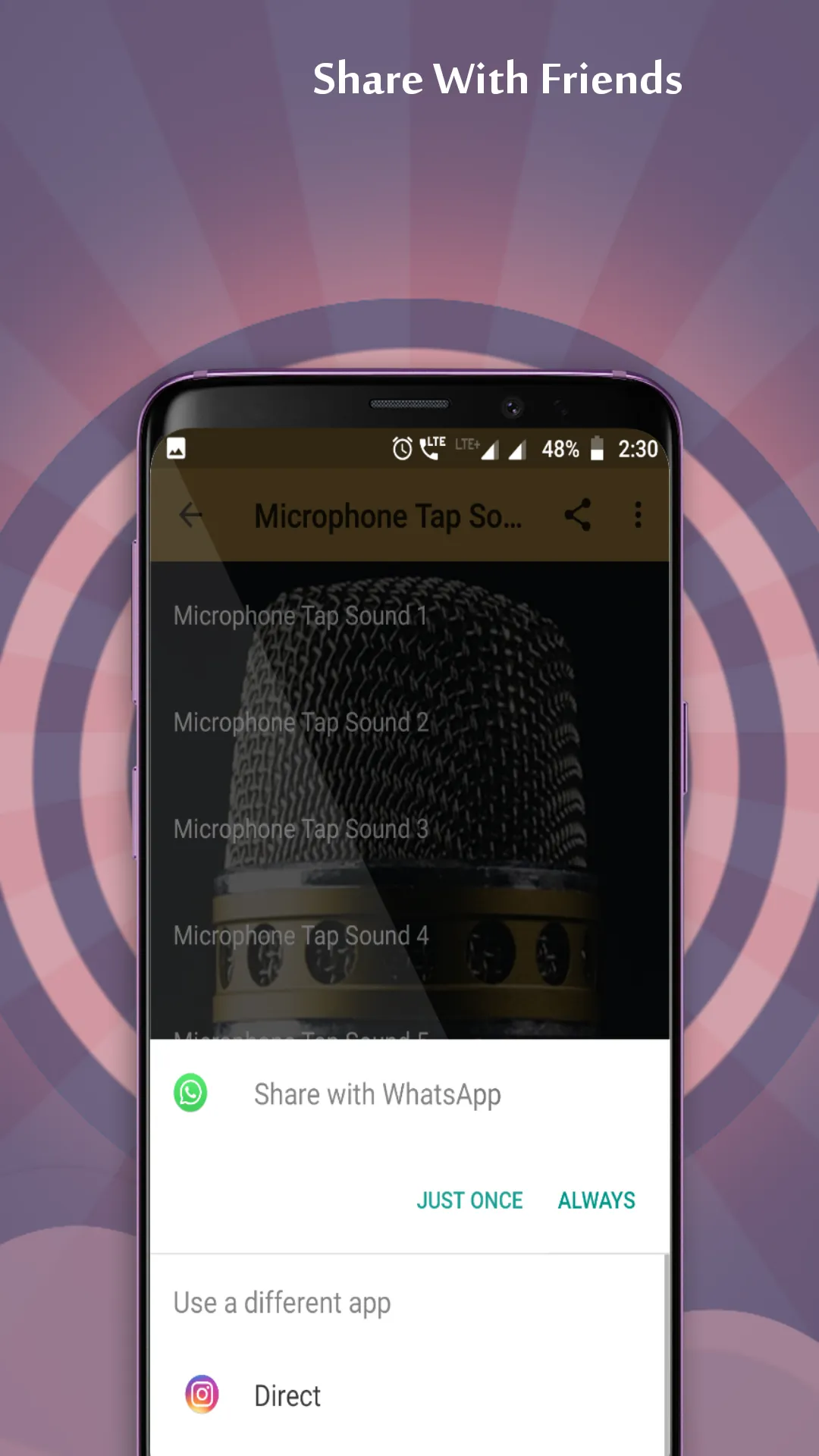 Microphone Tap Sounds | Indus Appstore | Screenshot