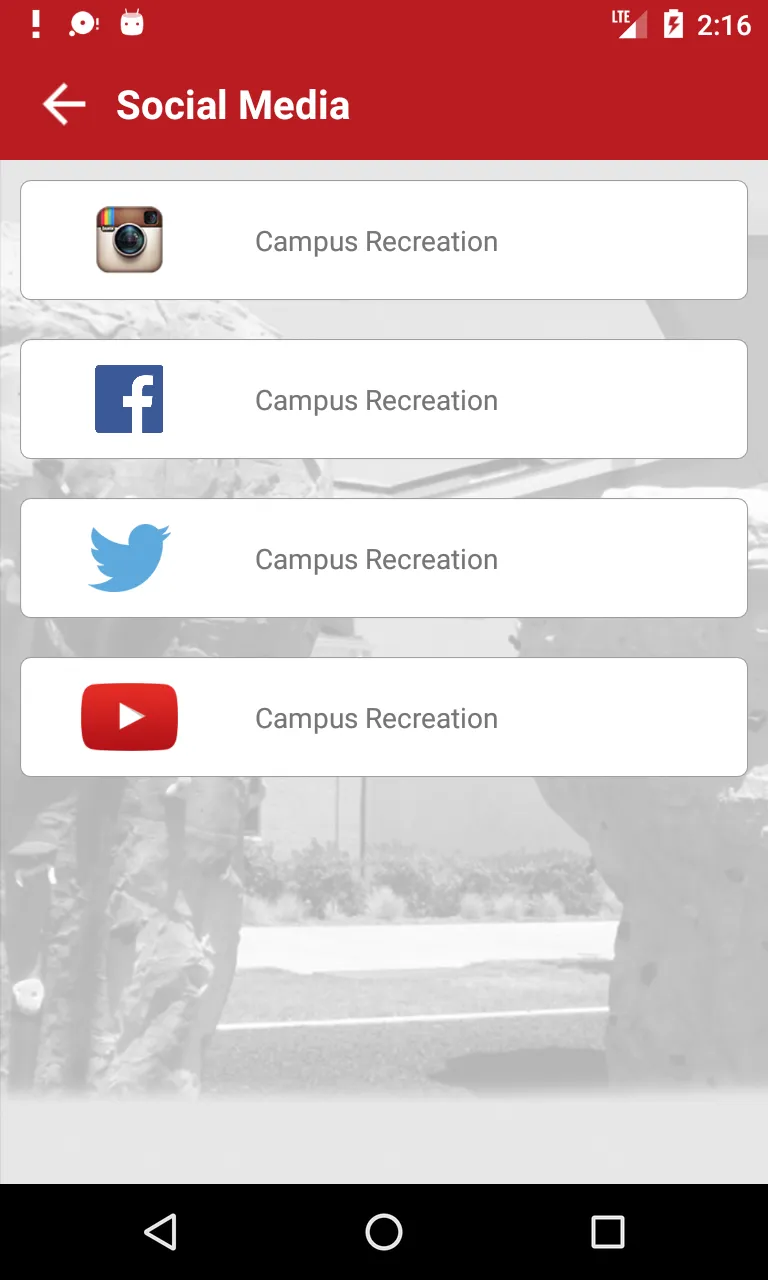 Campus Rec | Indus Appstore | Screenshot