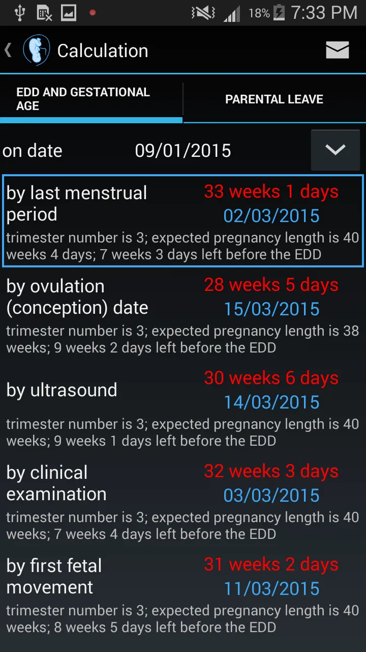 Pregnancy Calculator | Indus Appstore | Screenshot