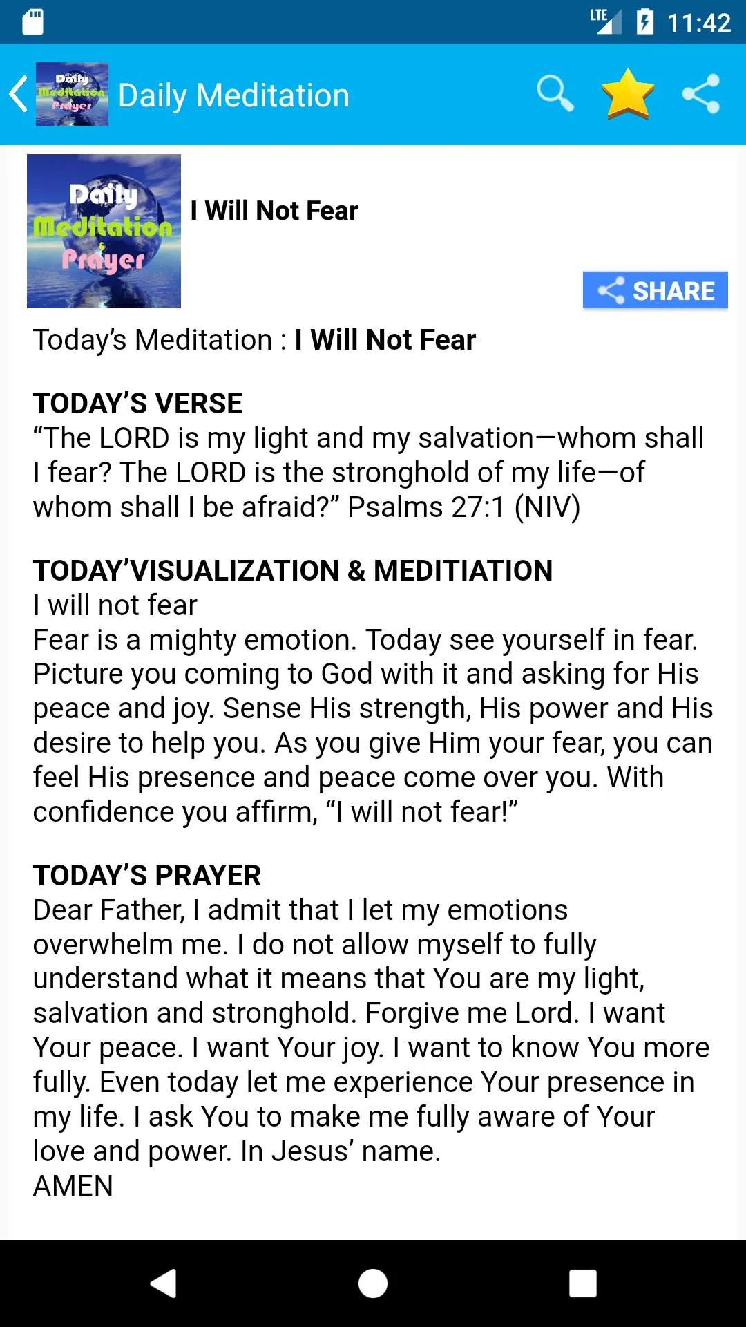 Daily Meditation and Prayer | Indus Appstore | Screenshot