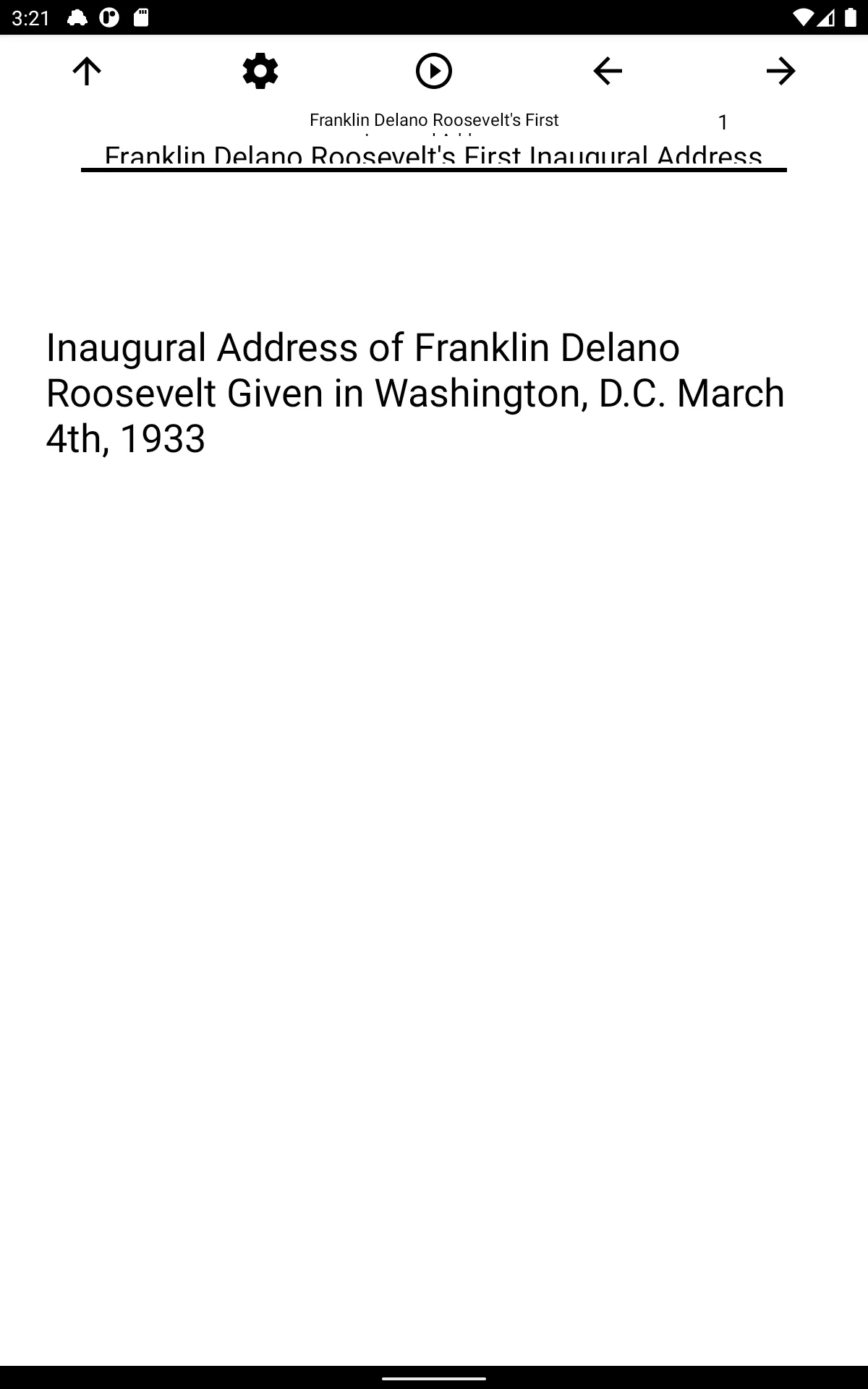 Book, Franklin Delano Roosevel | Indus Appstore | Screenshot