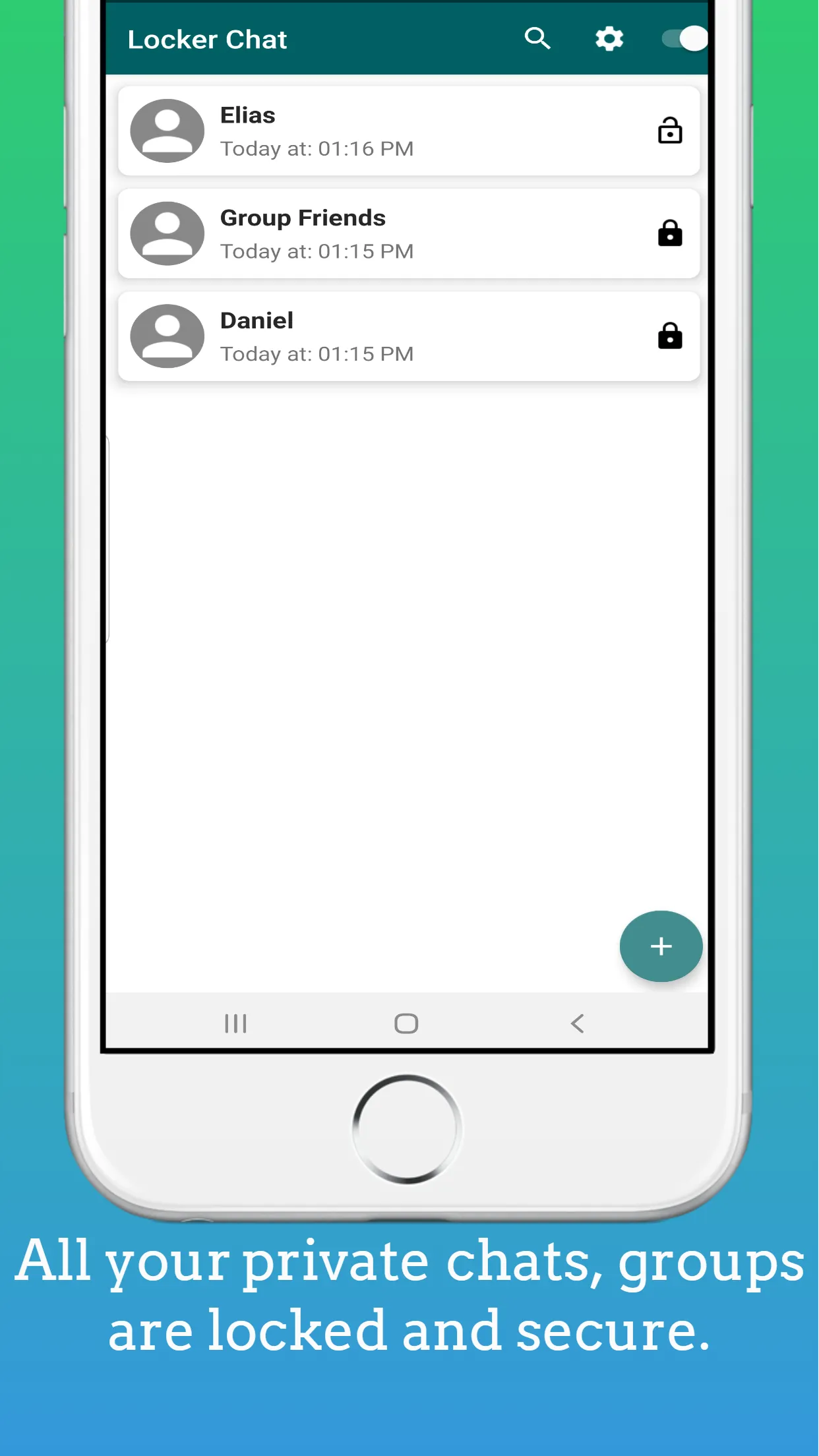 Chat and group locker, Secure | Indus Appstore | Screenshot