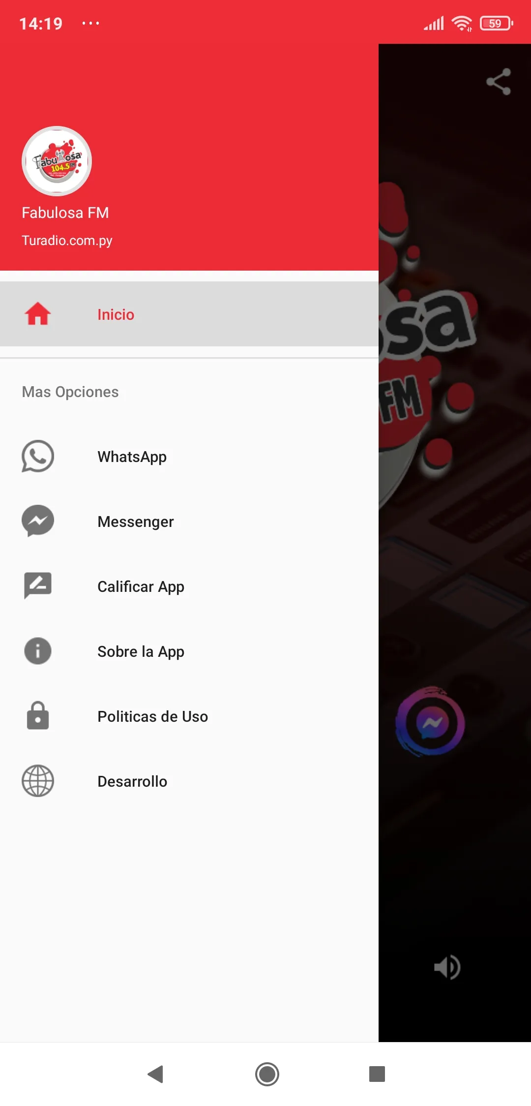 Radio Fabulosa FM 104.5 | Indus Appstore | Screenshot